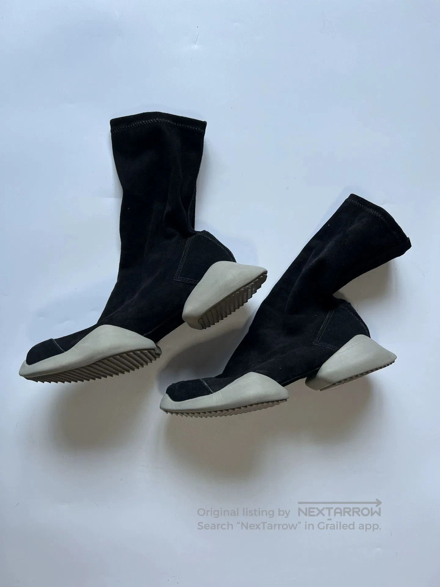Rick Owens Rick Owens Black Suede Ankle Boots. Size US 6 / EU 39 - 1 Thumbnail