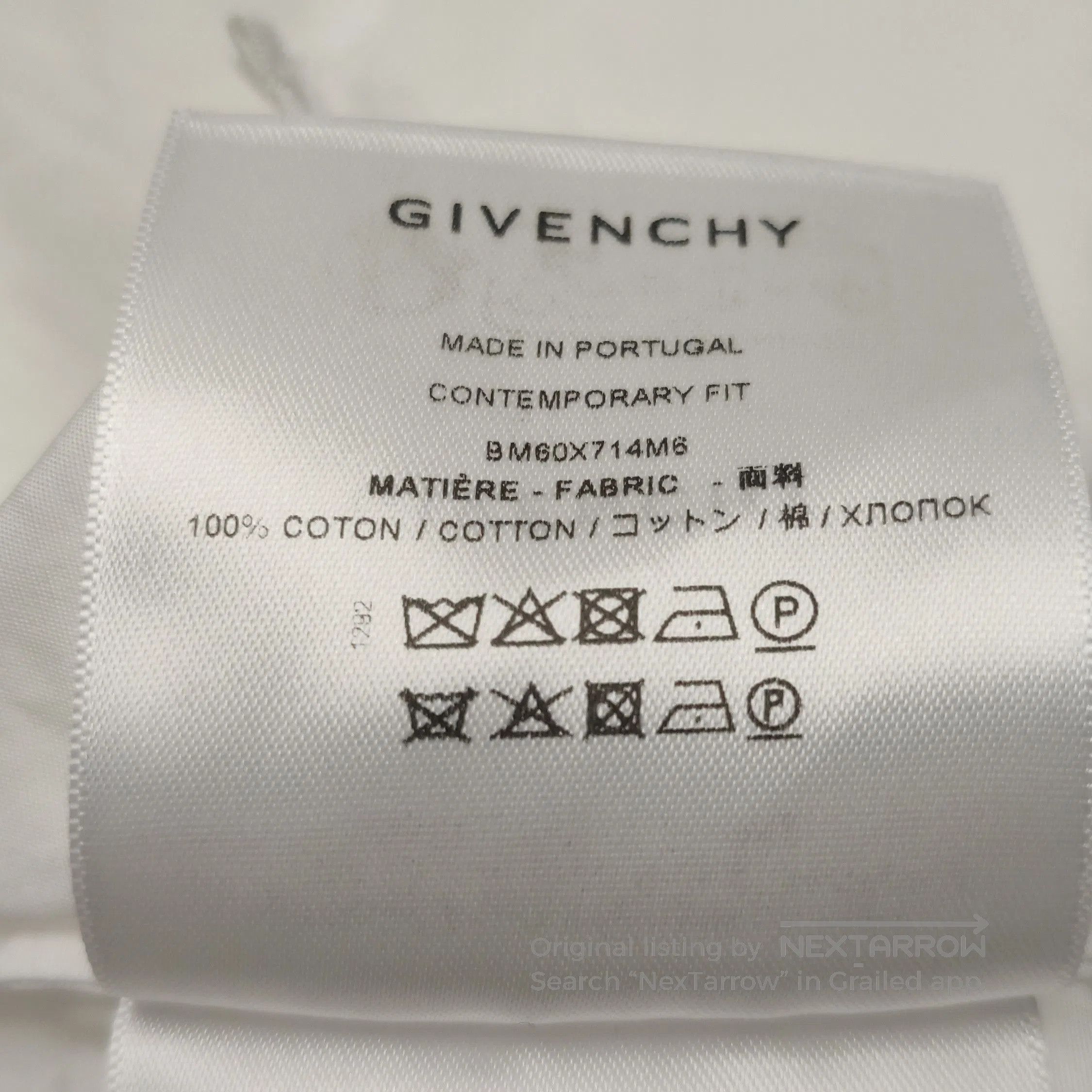 Givenchy Givenchy Cotton Solid Lapel Long-Sleeve Shirt XL. Size US XL / EU 56 / 4 - 9 Thumbnail