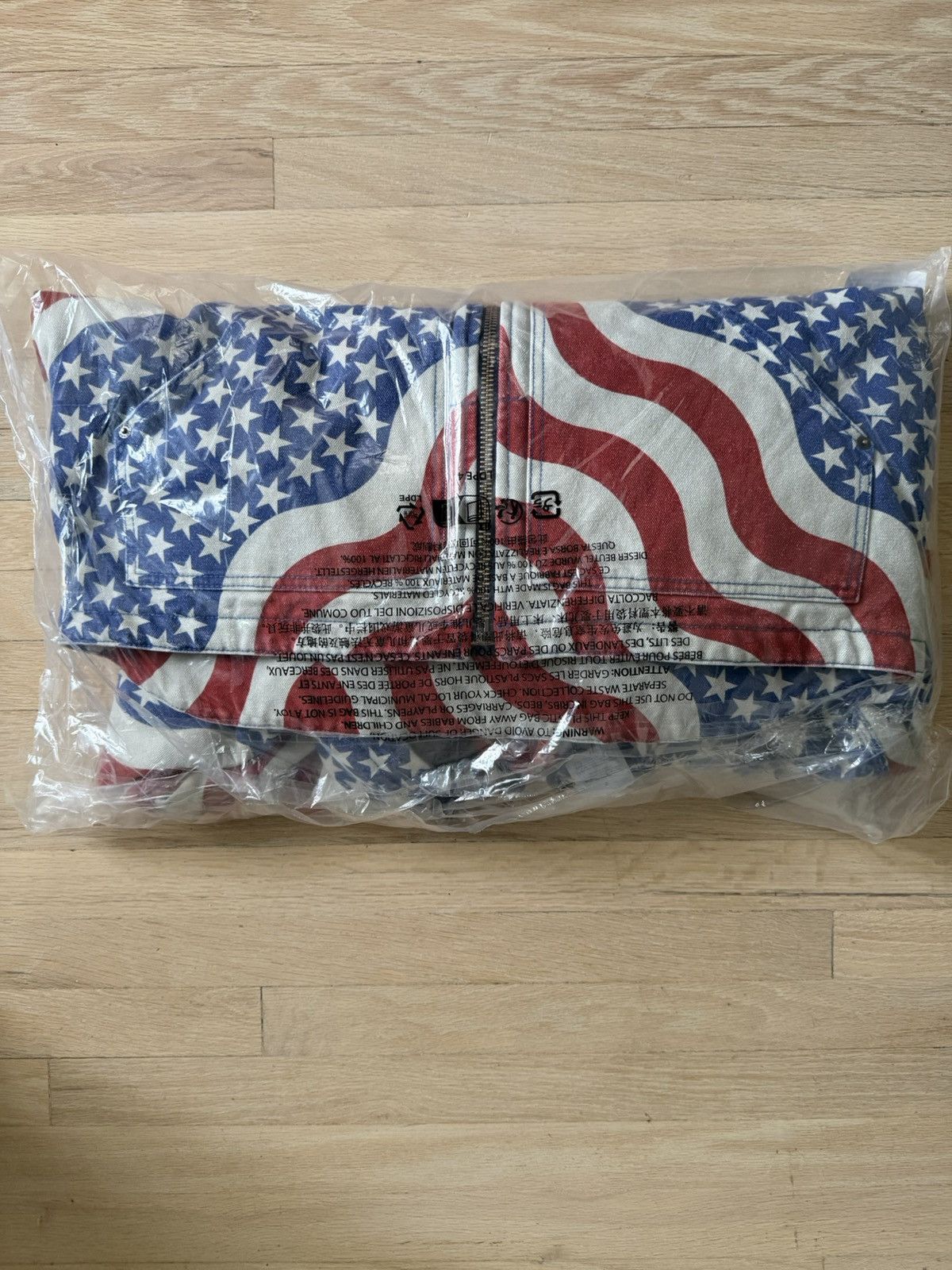 Supreme Supreme flag quilted hooded work jacket Size US M / EU 48-50 / 2 - 2 Thumbnail