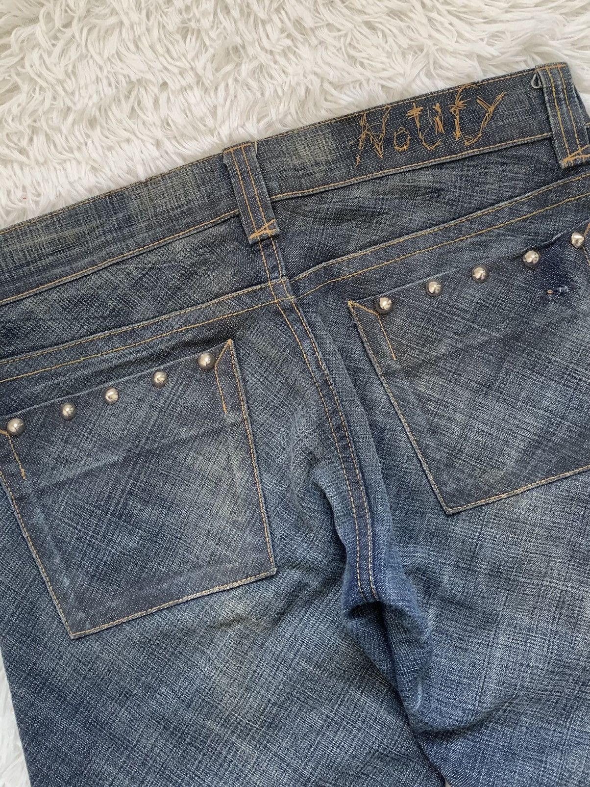 Notify Rare Notify Punk Studded Flared Jeans Size US 32 / EU 48 - 8 Thumbnail