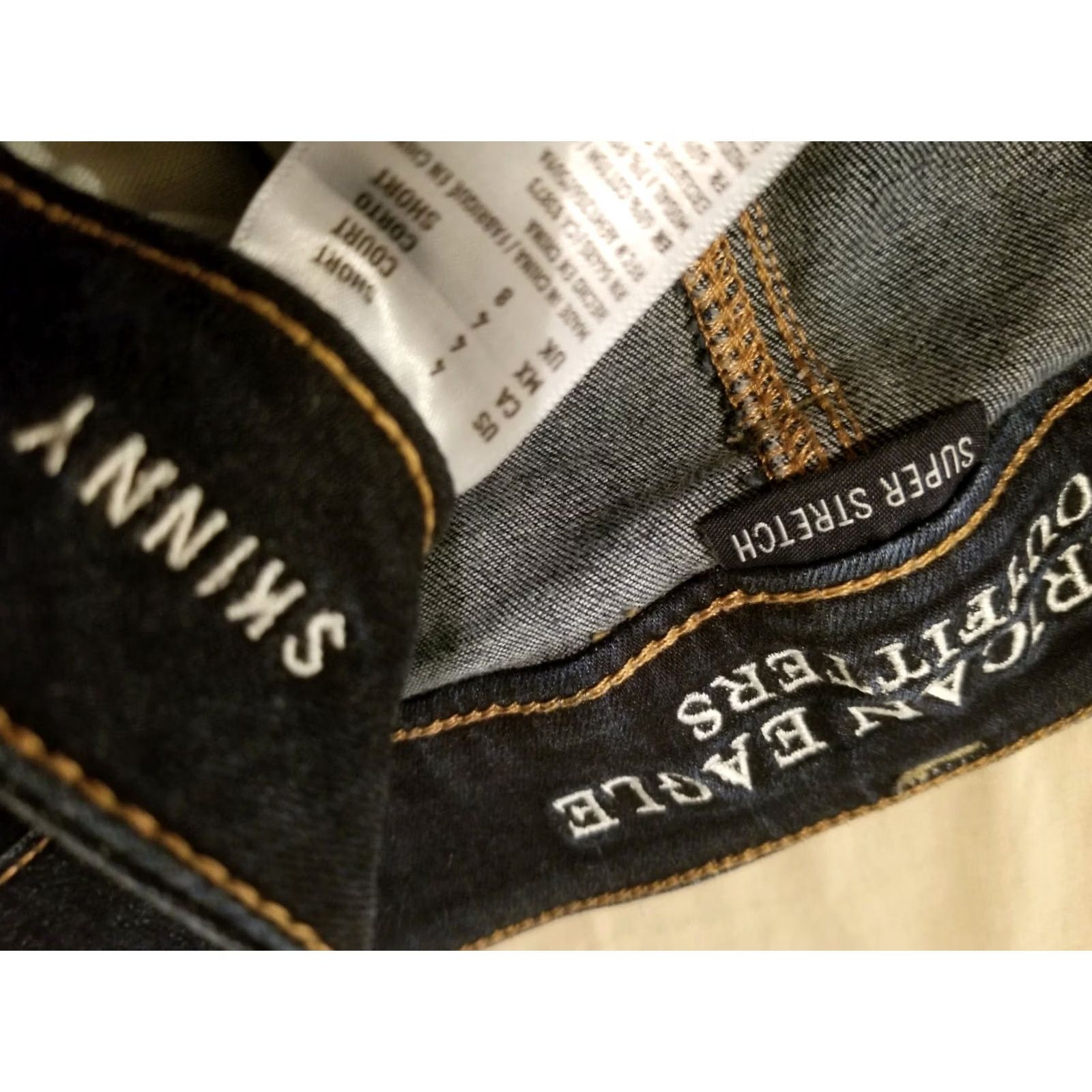 American Eagle Outfitters Womens American Eagle Outfitters Jeans Jegging Pants 4 Short Blue Size 27" / US 4 / IT 40 - 4 Thumbnail