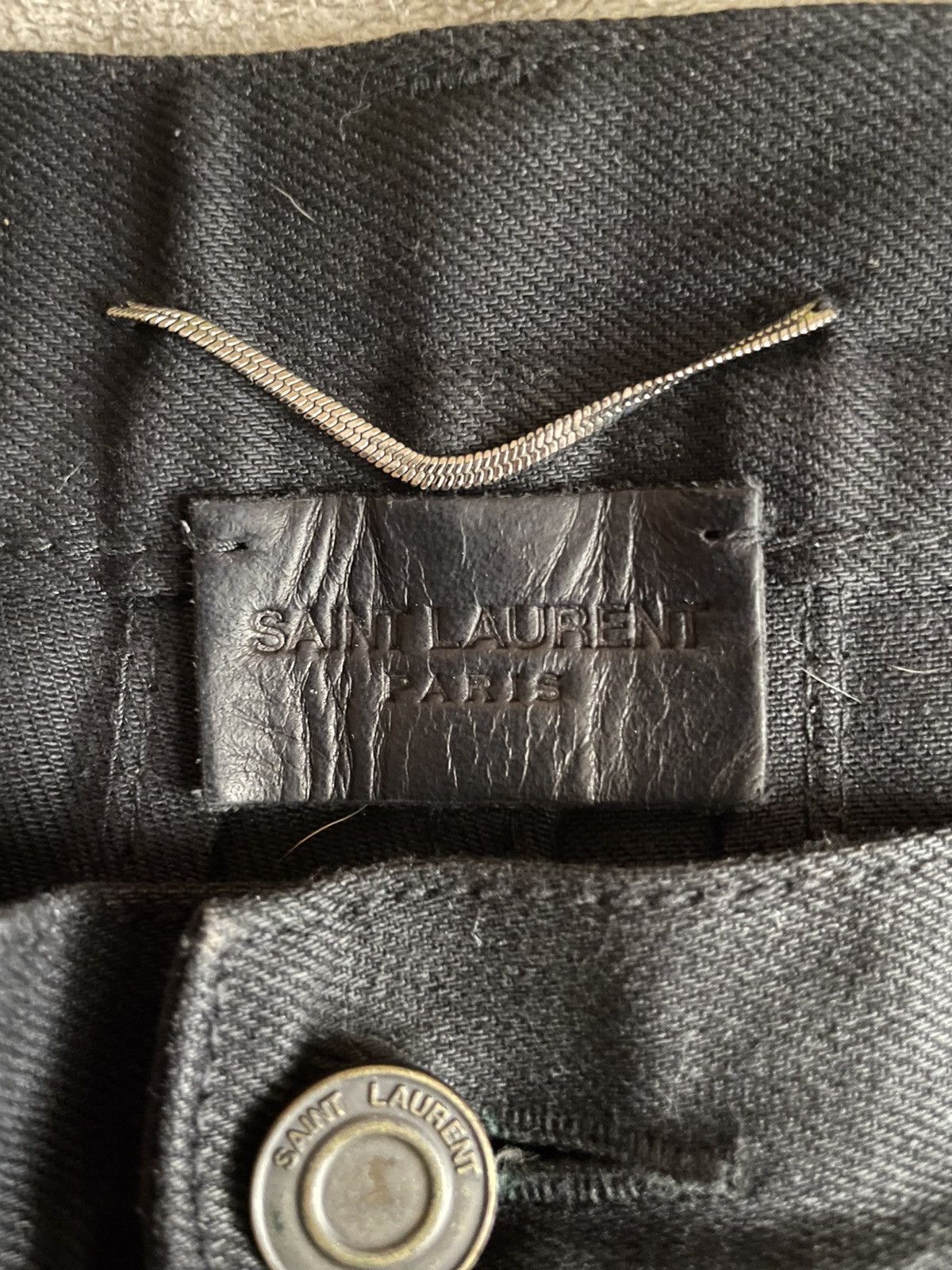 Saint Laurent Paris Black DO2 Waxed Denim Size US 32 / EU 48 - 6 Thumbnail