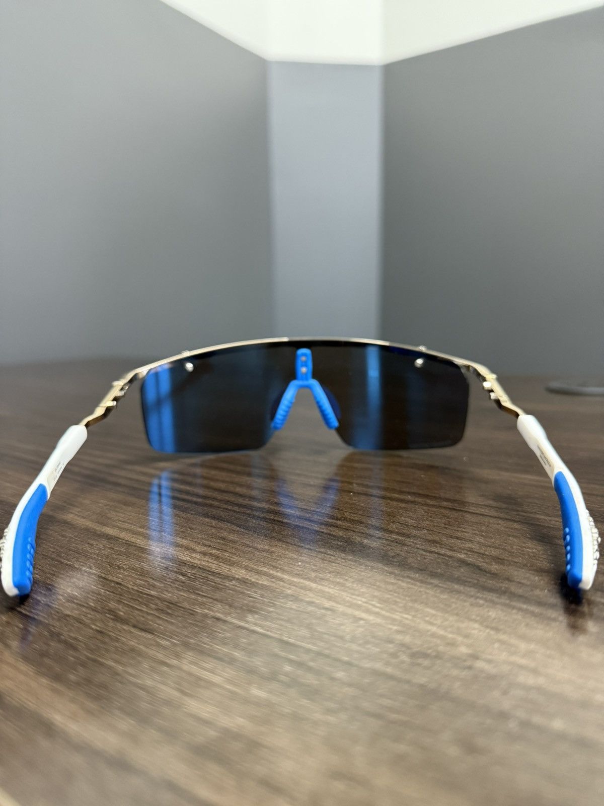 Chrome Hearts Chrome Hearts Clitanic Sunglasses Blue Size ONE SIZE - 6 Thumbnail