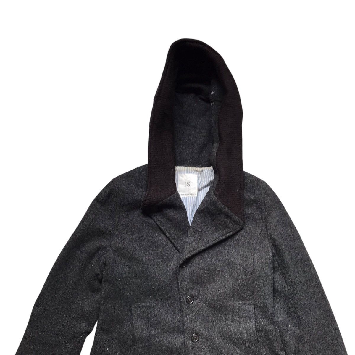 Issey Miyake VINTAGE ISSEY MIYAKE SUNAU KUWAHARA WOOL IF SIX WAS NINE JAC Size S / US 4 / IT 40 - 2 Thumbnail
