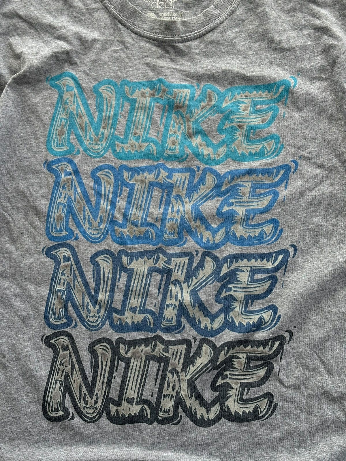 Nike × Vintage Vintage Nike Logo Tee vintage Size US XL / EU 56 / 4 - 3 Thumbnail