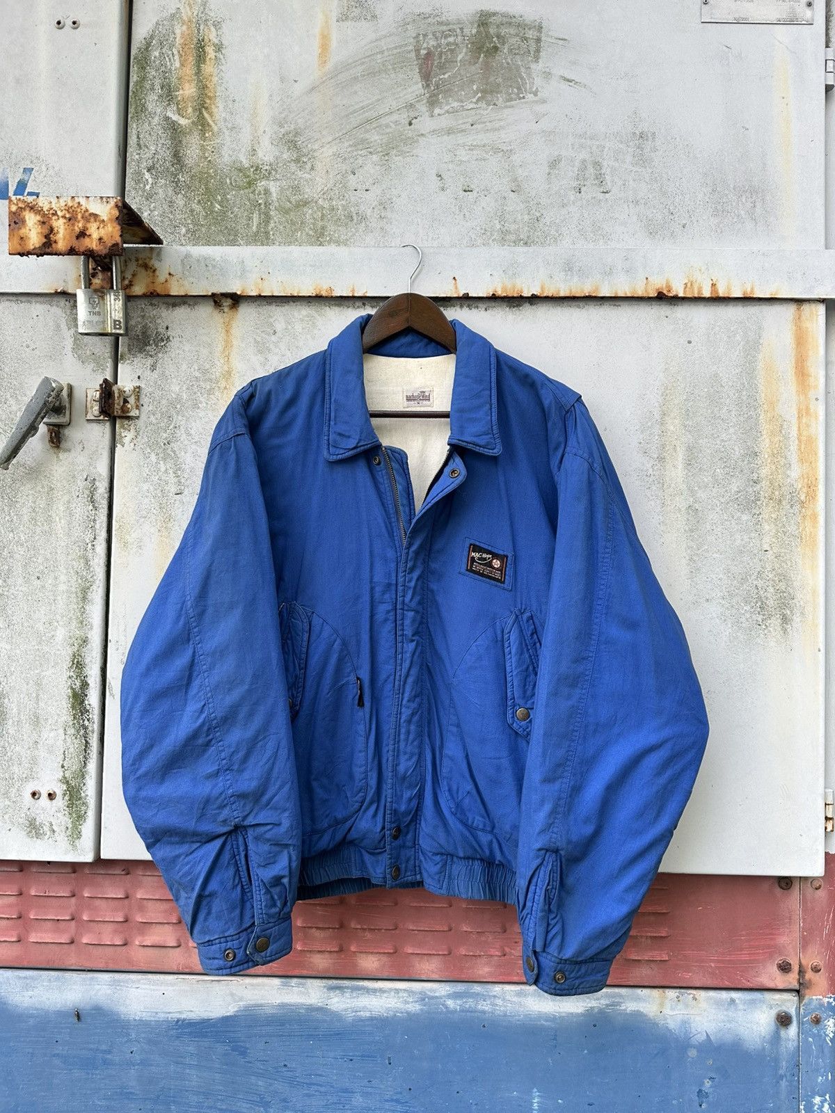 Vintage 👹Vintage MACHope Mind Bomber Jacket Size US M / EU 48-50 / 2 - 1 Thumbnail