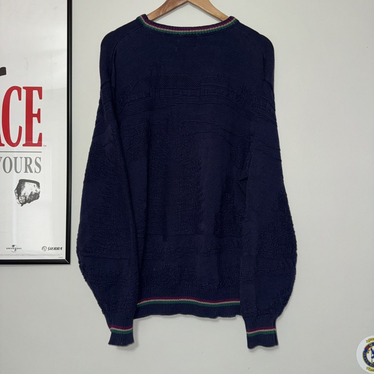 Vintage VINTAGE 90s CYPRES LINKS GOLF EMBROIDERED TEXTURED SWEATER Size US XL / EU 56 / 4 - 11 Thumbnail
