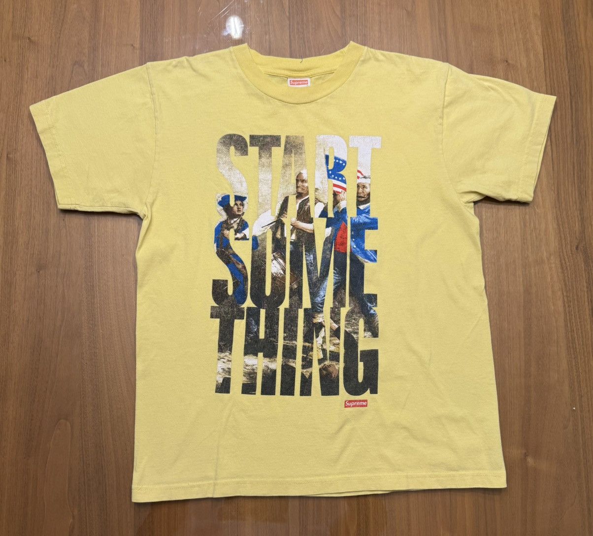 Supreme Supreme Start Something Tee 2008 Size US M / EU 48-50 / 2 - 1 Thumbnail