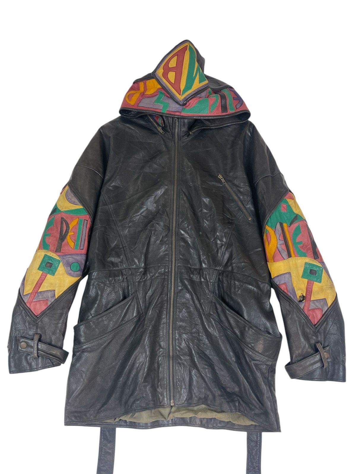 Marc Buchanan PELLE PELLE MARC BUCHANAN HOODIE LEATHER JACKET Size US M / EU 48-50 / 2 - 5 Thumbnail