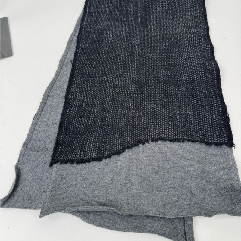 Bottega Veneta Bottega Veneta Rare grey scarf w/ black mesh Size ONE SIZE - 3 Thumbnail