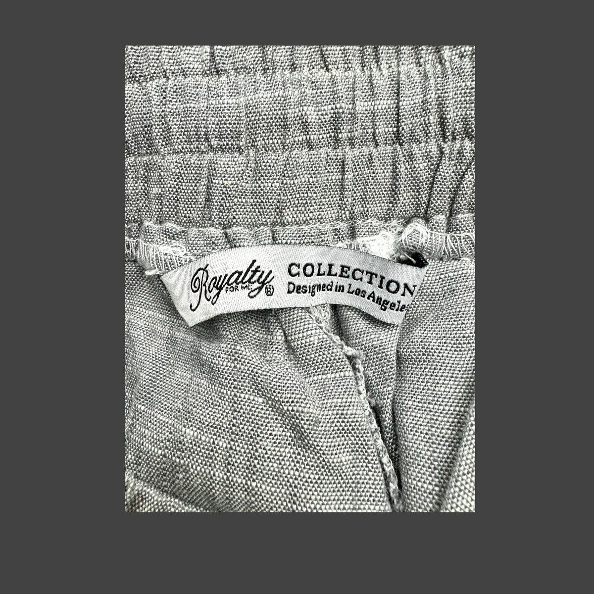 Other Royalty For Me Women’s Grey Linen Button Hem Pants Sz 1X Size 33" - 14 Thumbnail