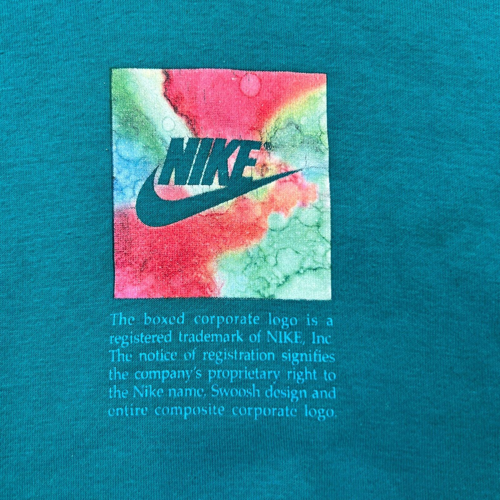 Nike × Vintage Nike Sportswear Hoodie Medium Swoosh Box Logo Fleece Hooded Size US M / EU 48-50 / 2 - 2 Thumbnail