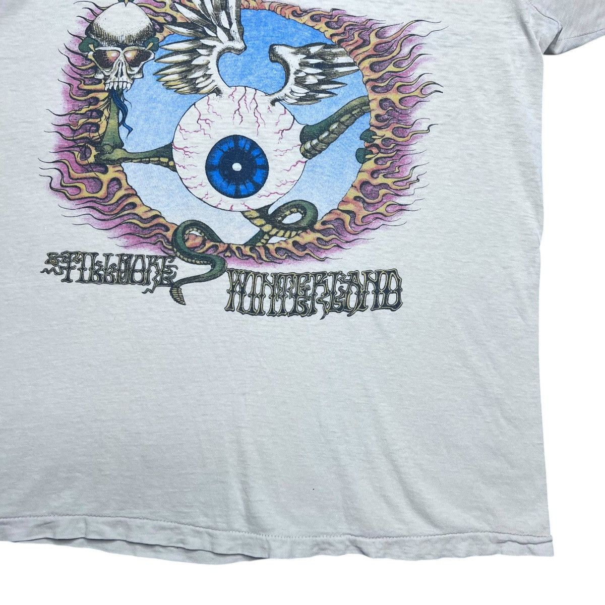 Band Tees 1973 Jimi Hendrix Winterland Eyeball Rick Griffin Art TShirt Size US M / EU 48-50 / 2 - 9 Thumbnail