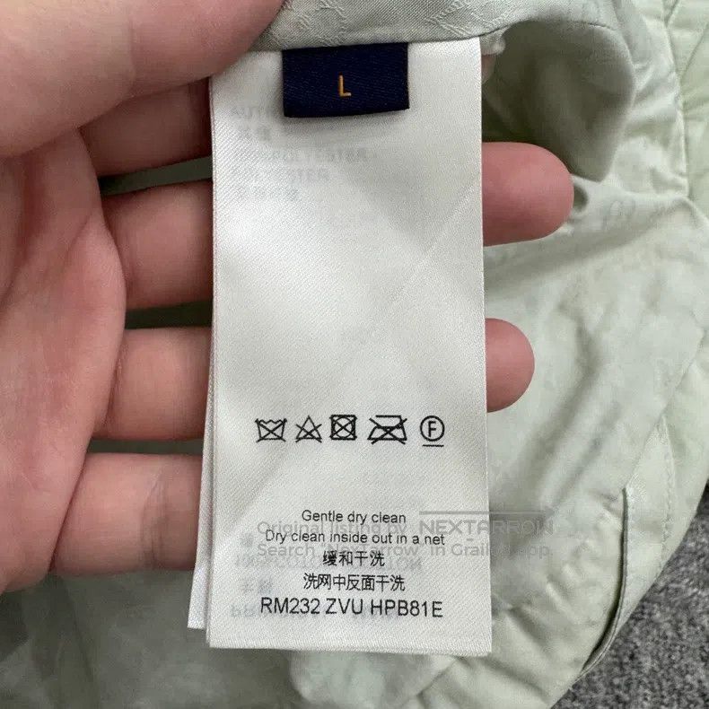Louis Vuitton Louis Vuitton Cotton jacket with prismatic straps and rive Size US L / EU 52-54 / 3 - 3 Thumbnail