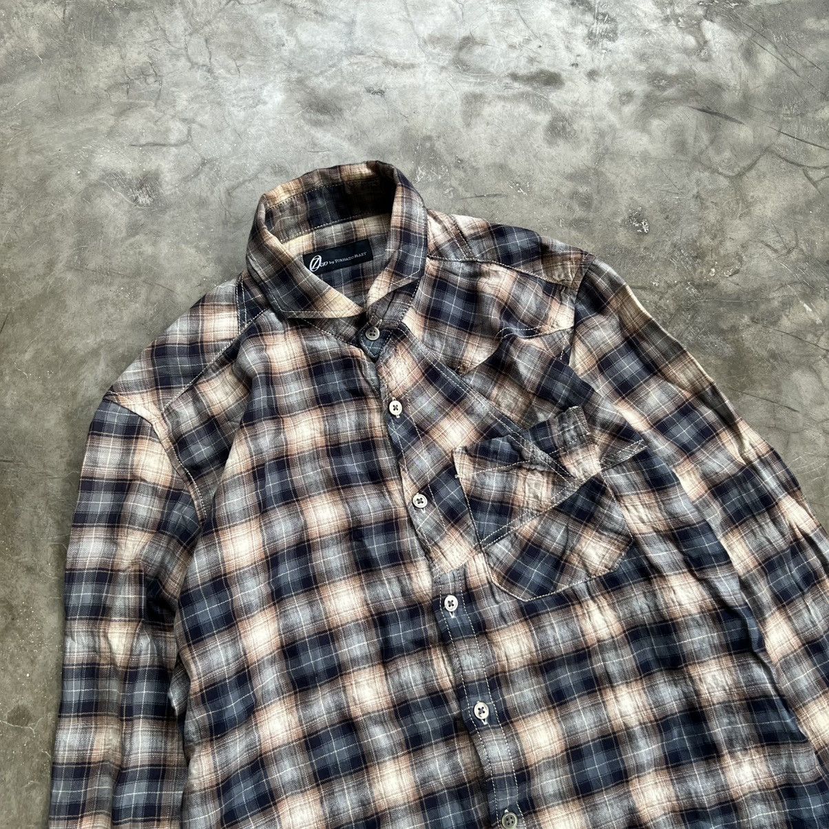 Tornado Mart Tornado Mart Patchwork Long Sleeve Button up Shirt Size US M / EU 48-50 / 2 - 2 Thumbnail