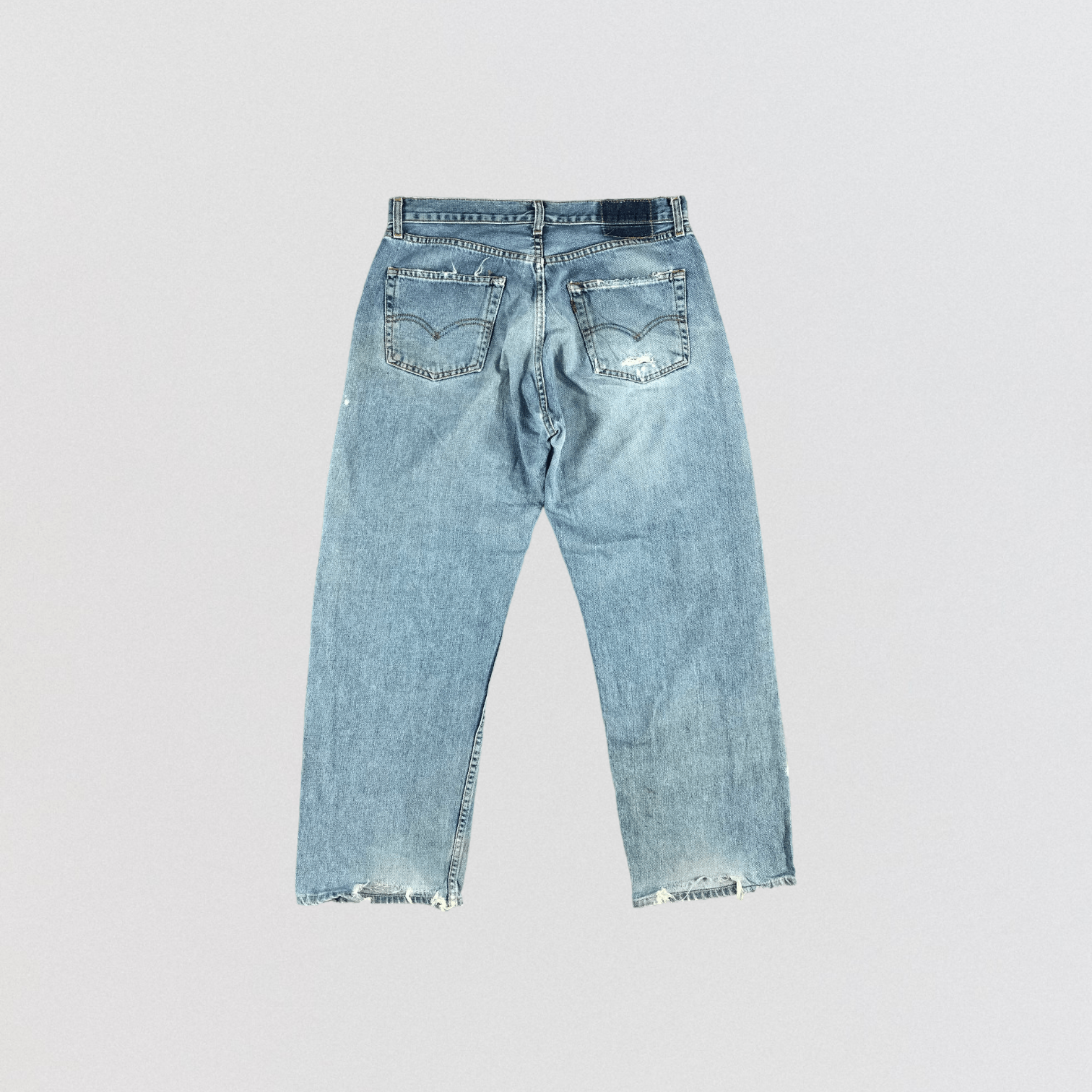 Levi's × Vintage Vintage 90s Blue Wash Levis 501 Jeans-JM2868 Size US 34 / EU 50 - 2 Thumbnail