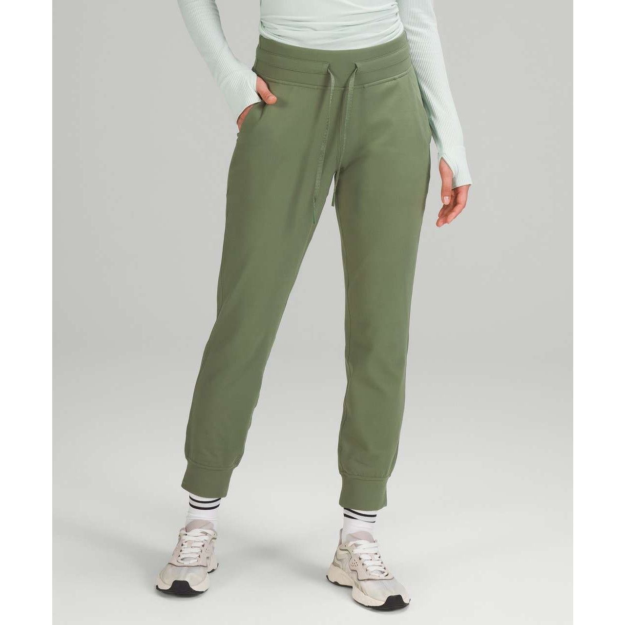 Lululemon Lululemon Jogger Pants Women Olive Green S - C003 Size 28" / US 6 / IT 42 - 2 Thumbnail