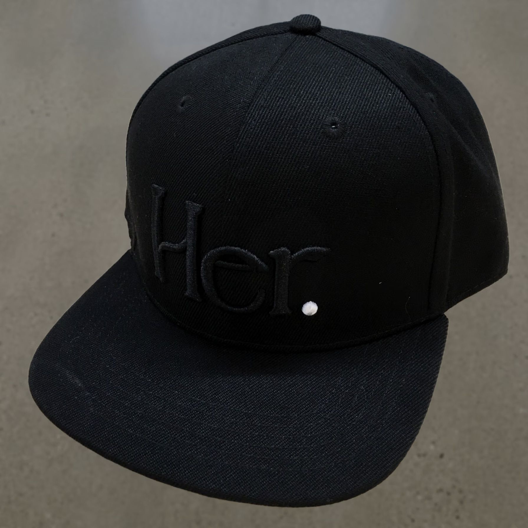 Logo 7 Womens Snapback Hat Black One Size Adjustable Flat Brim Embroidered Logo Size ONE SIZE - 1 Thumbnail