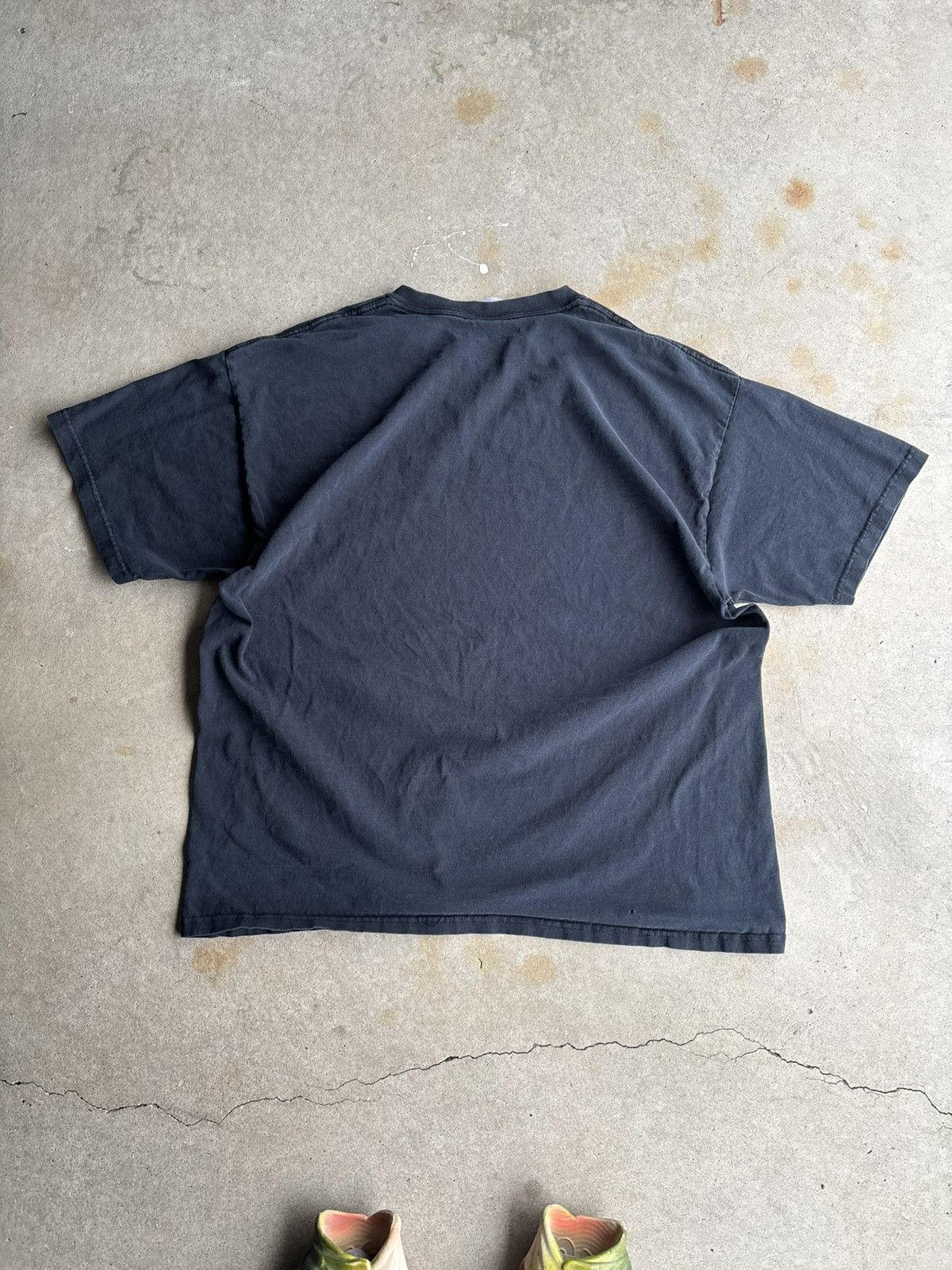 Band Tees Vintage Faded Disturbed Dark Grunge Boxy Band Tee Size US XL / EU 56 / 4 - 2 Thumbnail