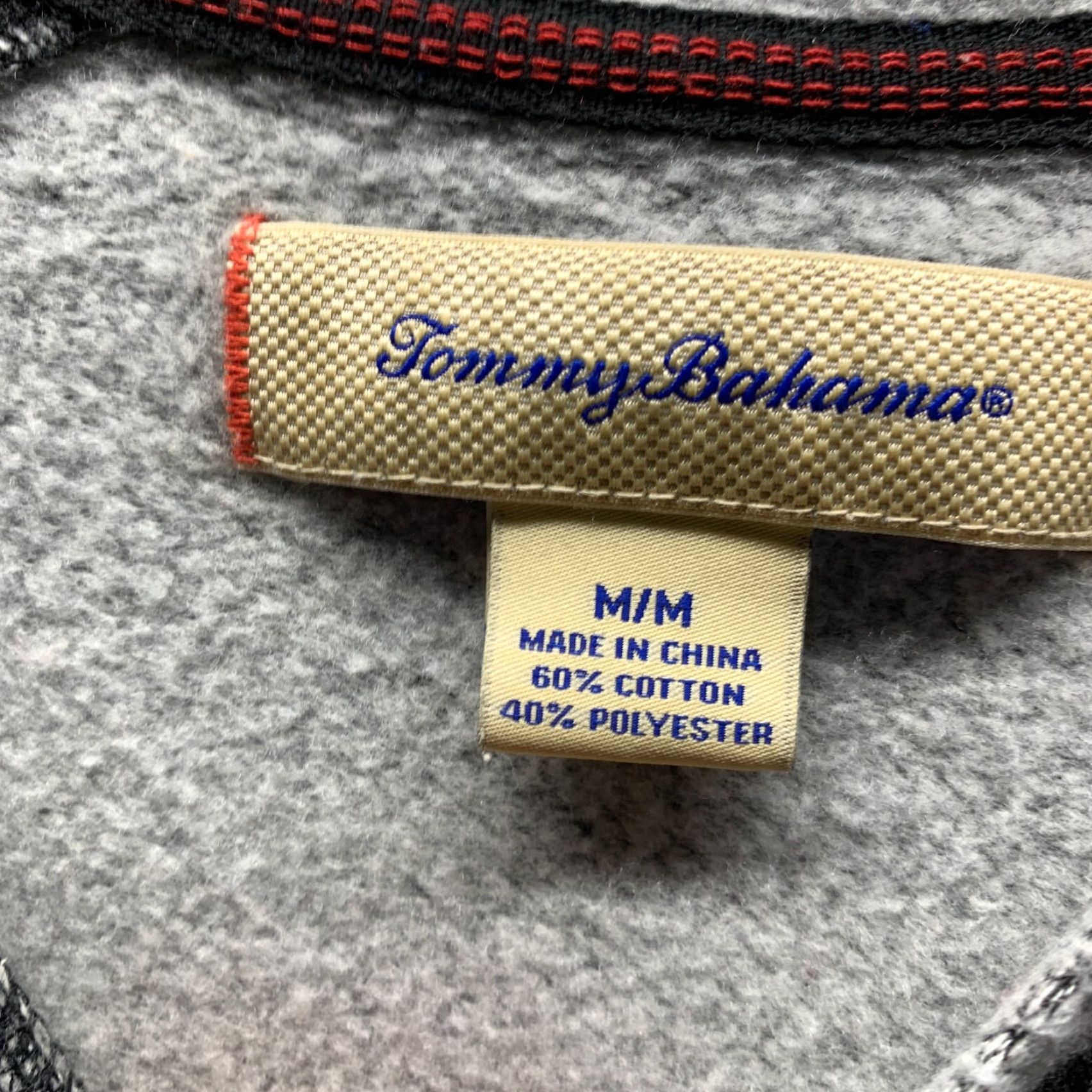 Tommy Bahama Tommy Bahama Sweatshirt Mens Crew Neck Knit Cotton Polyester Gray Adult Medium Pullover 90s Casual Casual Crew Neck Sweatshirt Mens Size US L / EU 52-54 / 3 - 4 Thumbnail