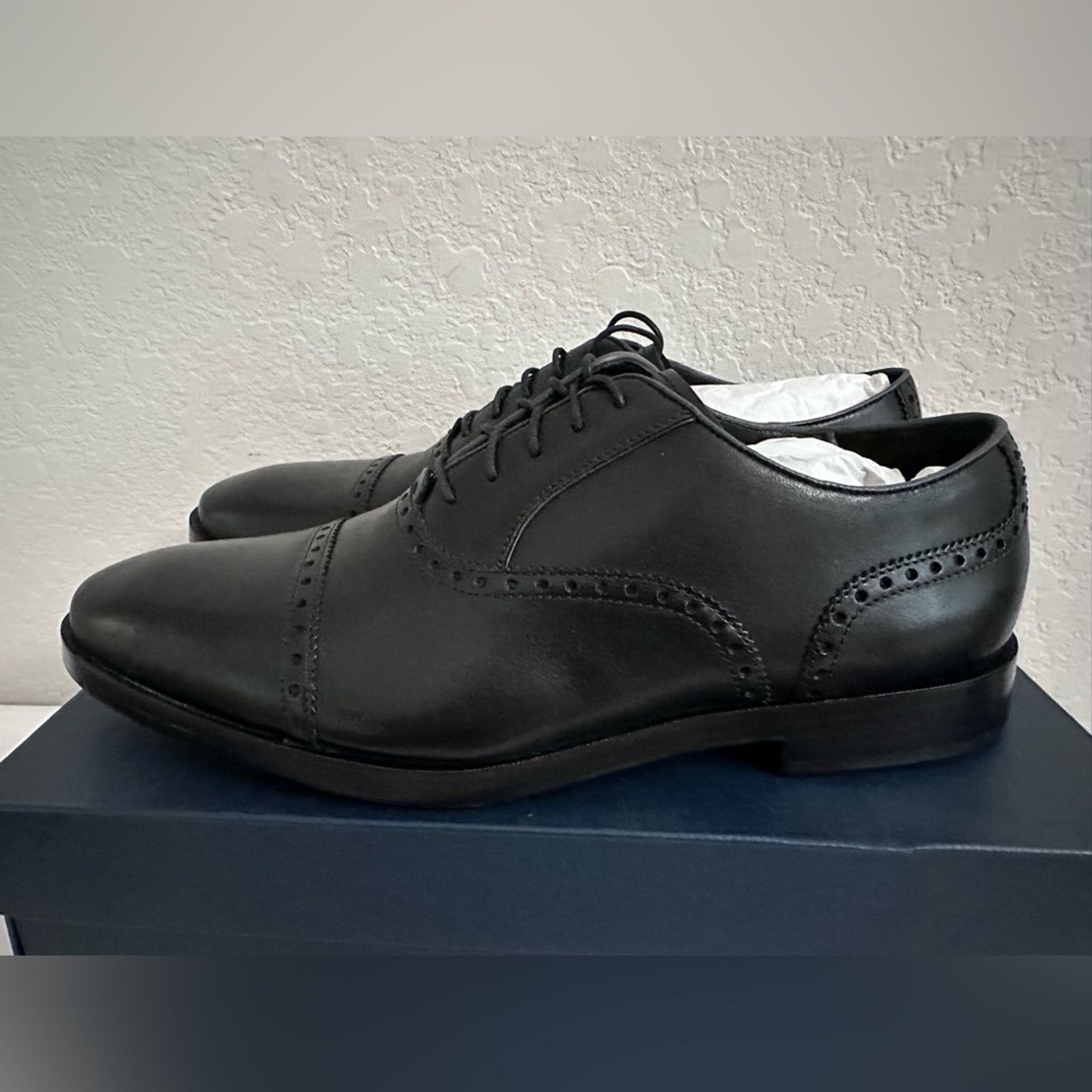 Cole Haan Cole Haan Hamilton Grand Cap Toe Oxford Men 11 Black Size US 11 / EU 44 - 3 Thumbnail