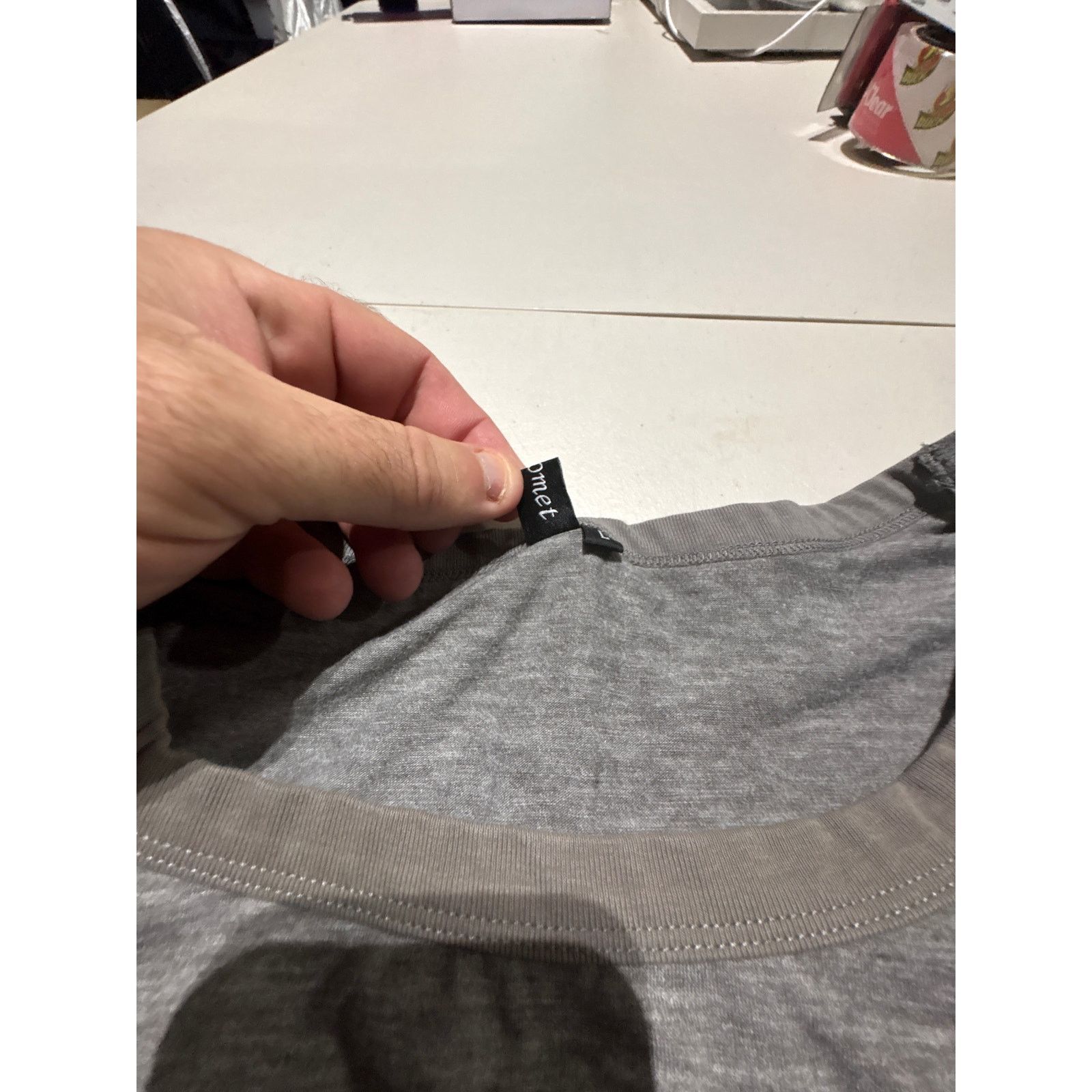 Loft LOFT Gray Sleeveless Tank Top Women’s Large Hi Low Hem Size L / US 10 / IT 46 - 4 Thumbnail
