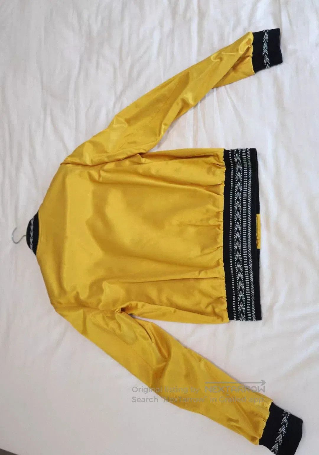 Saint Laurent Paris Saint Laurent Paris Yellow arrow patchwork baseball jacket. Size US M / EU 48-50 / 2 - 2 Thumbnail