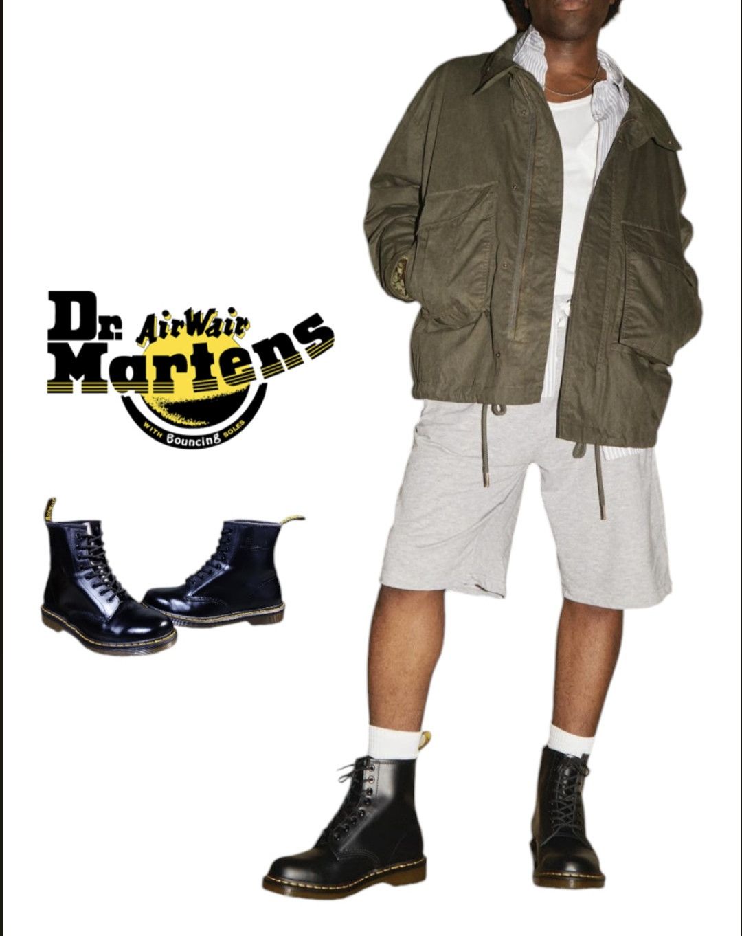 Dr. Martens Dr.Martens Men's 1460 Smooth Leather Lace Up Boots Size US 10 / EU 43 - 1 Thumbnail