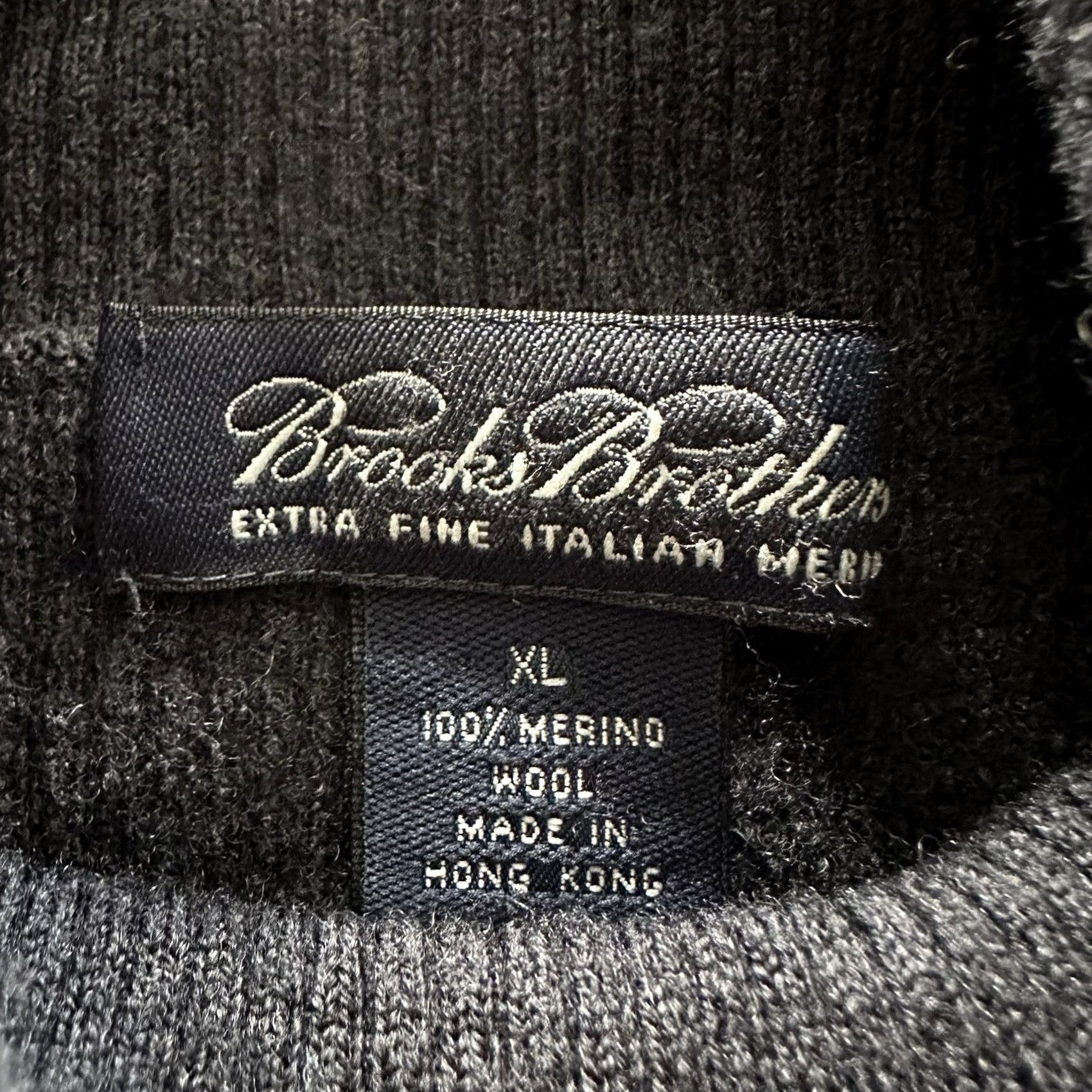 Brooks Brothers Brooks Brothers Sweater Turtleneck Womens XL Regular Merino Wool Navy/Blue Classic Knit Pullover Size XL / US 12-14 / IT 48-50 - 2 Thumbnail