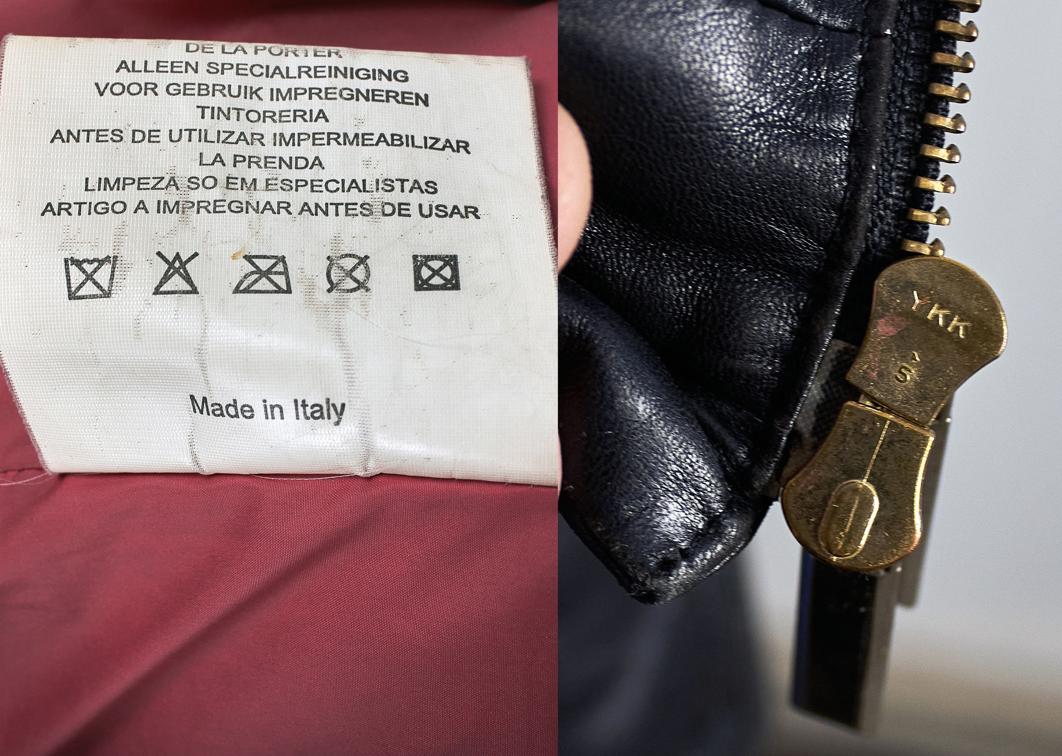 Other Y2K Italian leather down jacket Sergio Grazzini puffer Size S / US 4 / IT 40 - 13 Thumbnail