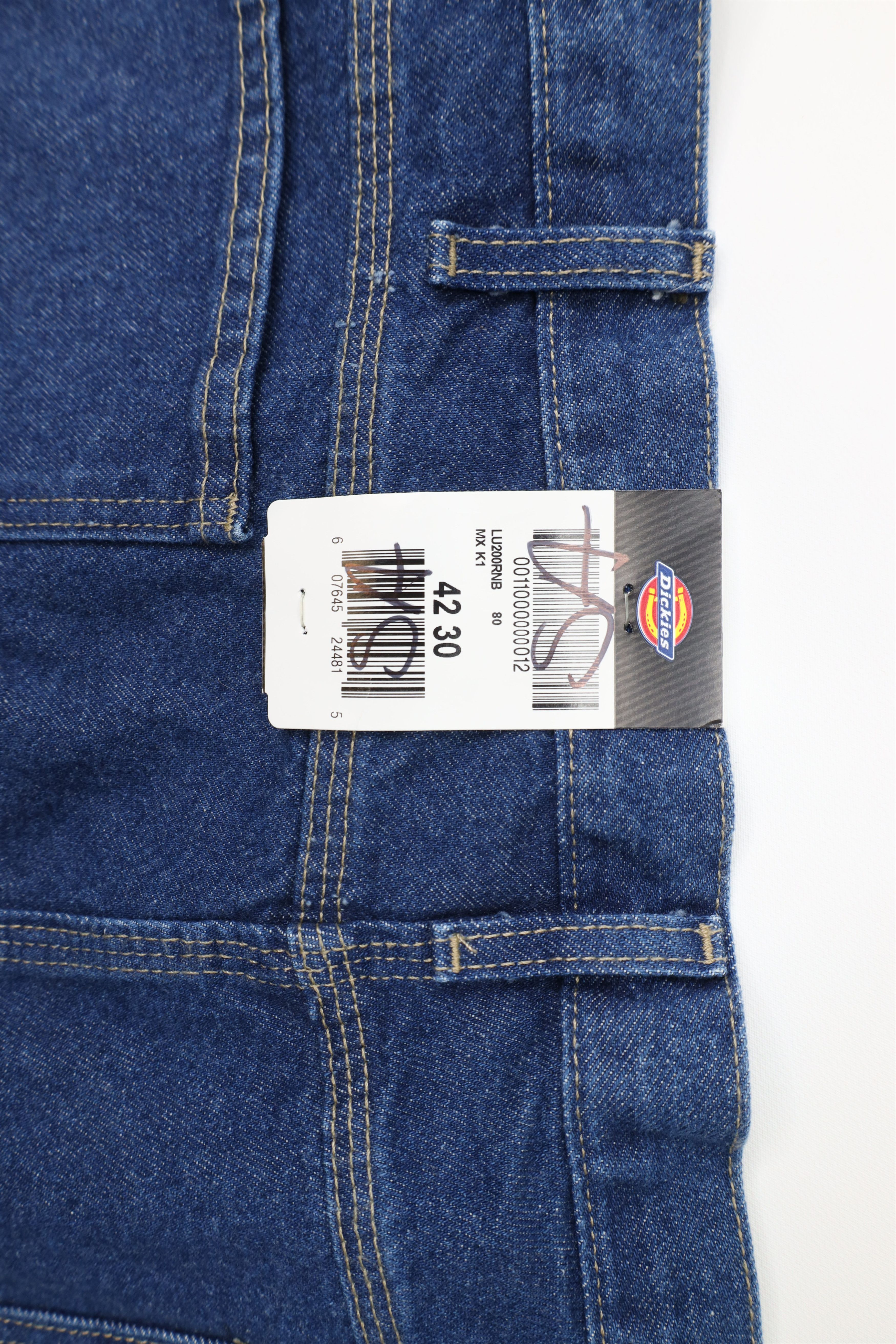 Dickies Deadstock Vintage Y2K Dickies Wide Leg Dungaree Jeans Blue Size US 42 / EU 58 - 12 Thumbnail