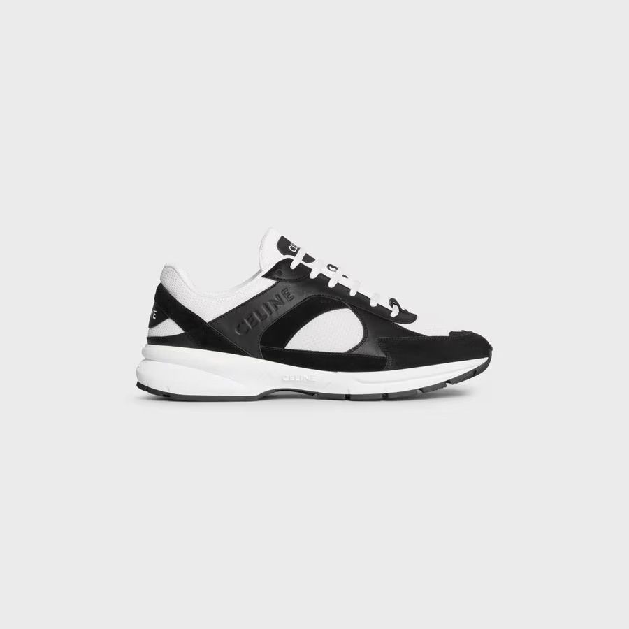 Celine o1loc1c0525 Runner Cr-03 Low Top Sneakers in Black Size US 11 / EU 44 - 1 Thumbnail