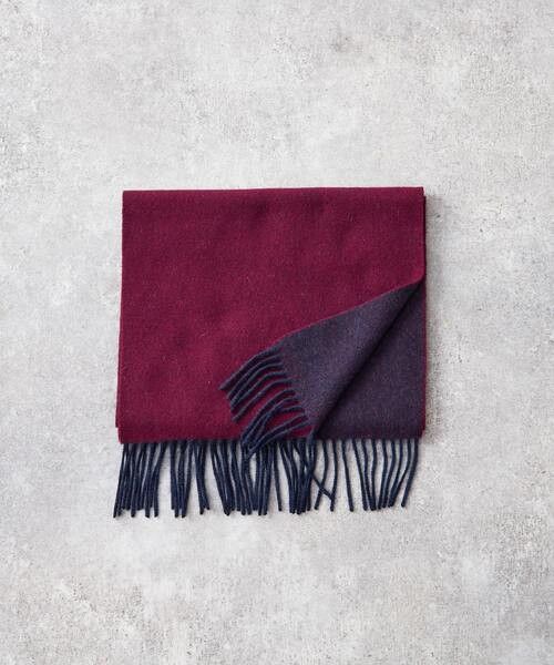 United Arrows Green Label 100% cashmere reversible scarf Size ONE SIZE - 1 Thumbnail