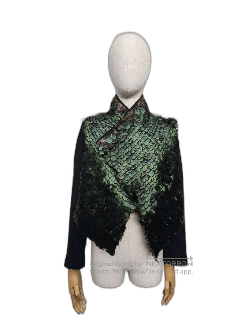Ann Demeulemeester Ann Demeulemeester Feather Jacket for Women. Size M / US 6-8 / IT 42-44 - 1 Thumbnail