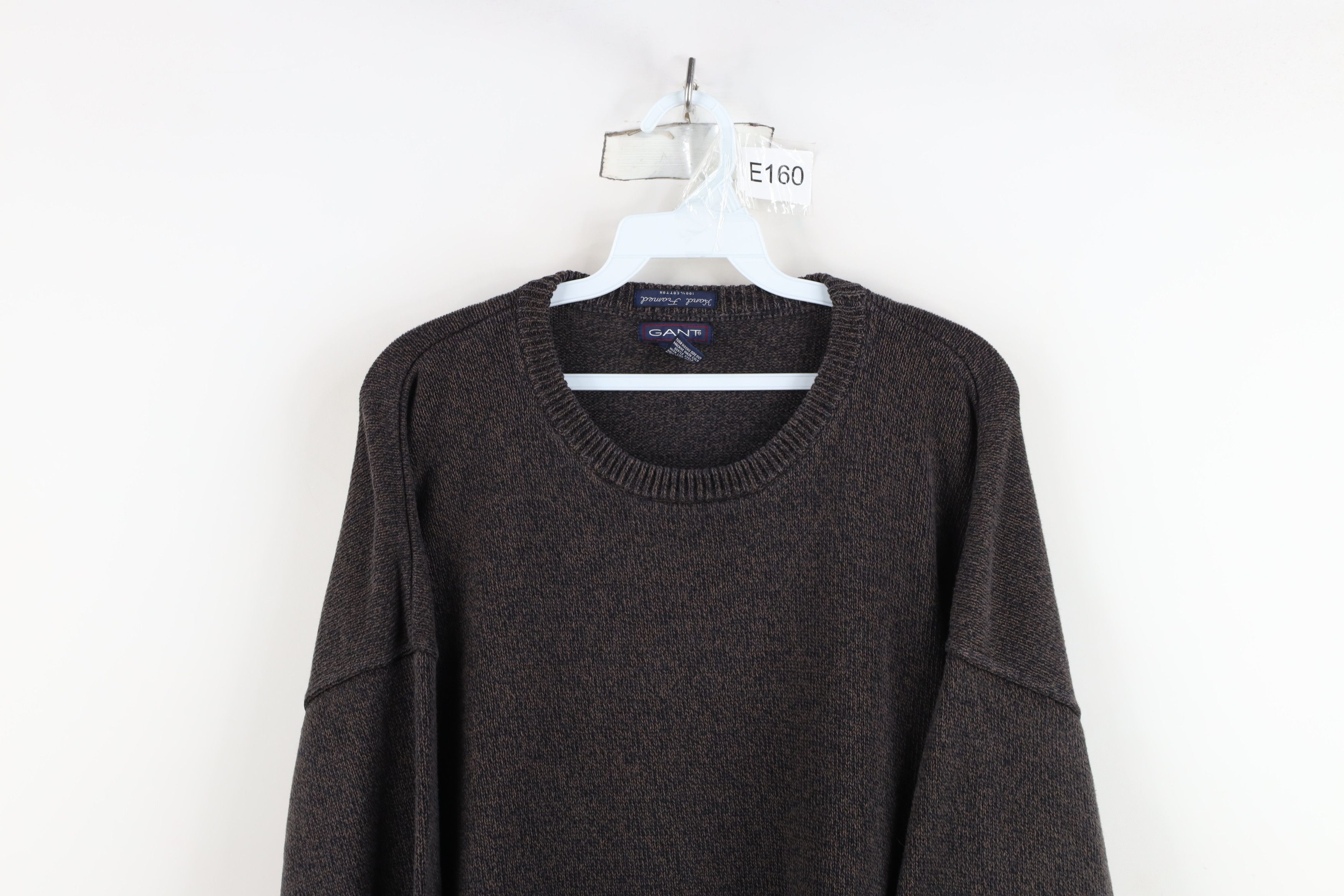 Vintage Vintage 90s Streetwear Hand Framed Knit Crewneck Sweater Size US XXL / EU 58 / 5 - 2 Thumbnail