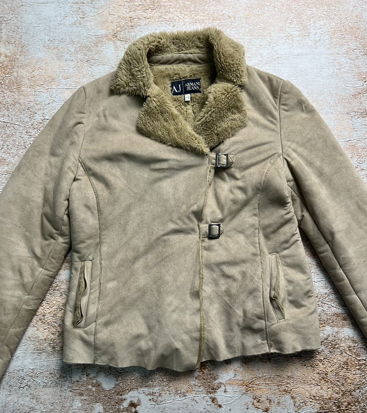 Armani Armani Jeans vintage fur jacket Size S / US 4 / IT 40 - 2 Thumbnail