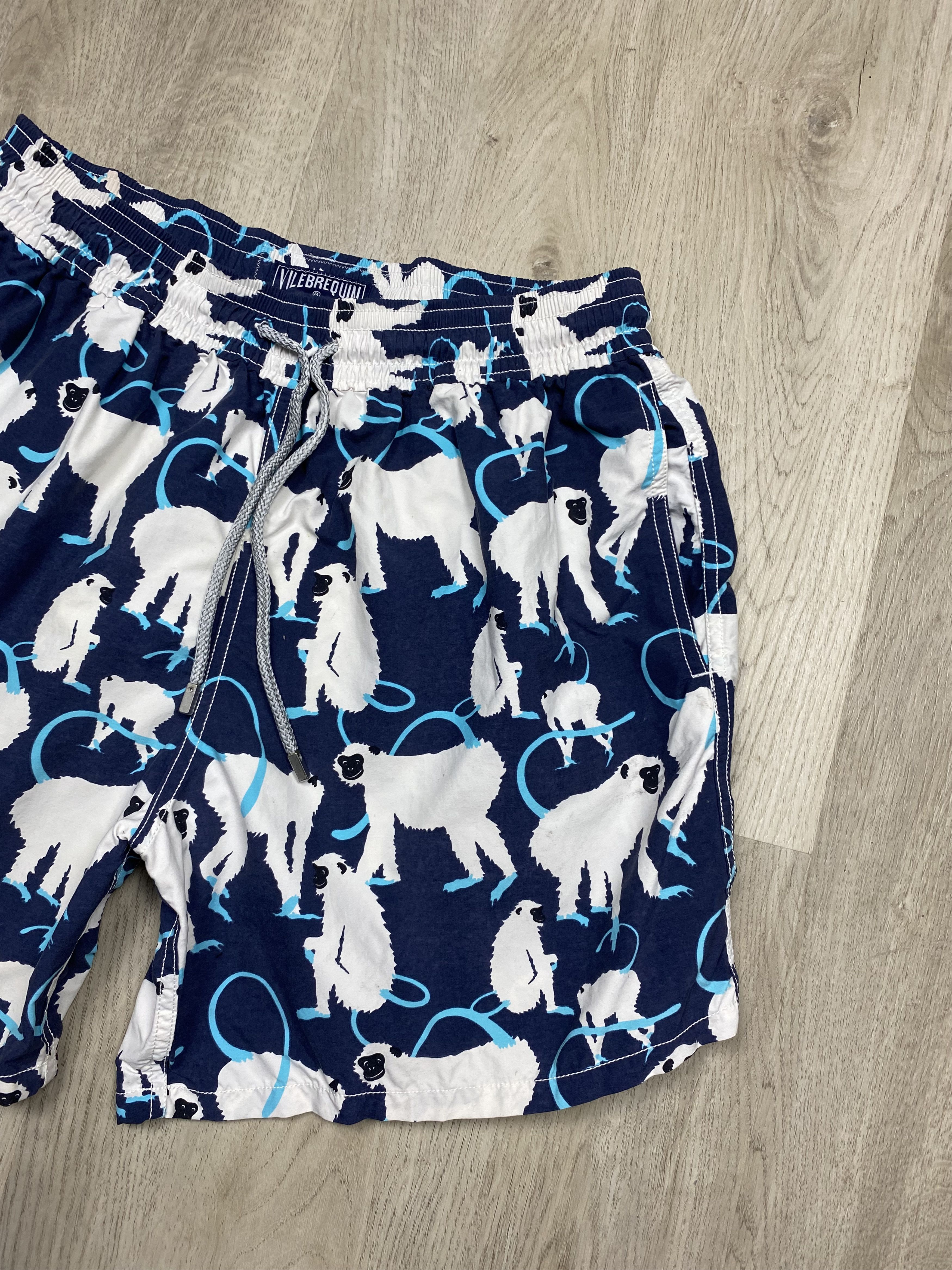 Vilebrequin × Vintage Vilebrequin Vintage Mens Nylon Swimming Shorts Y2K Size US 36 / EU 52 - 2 Thumbnail