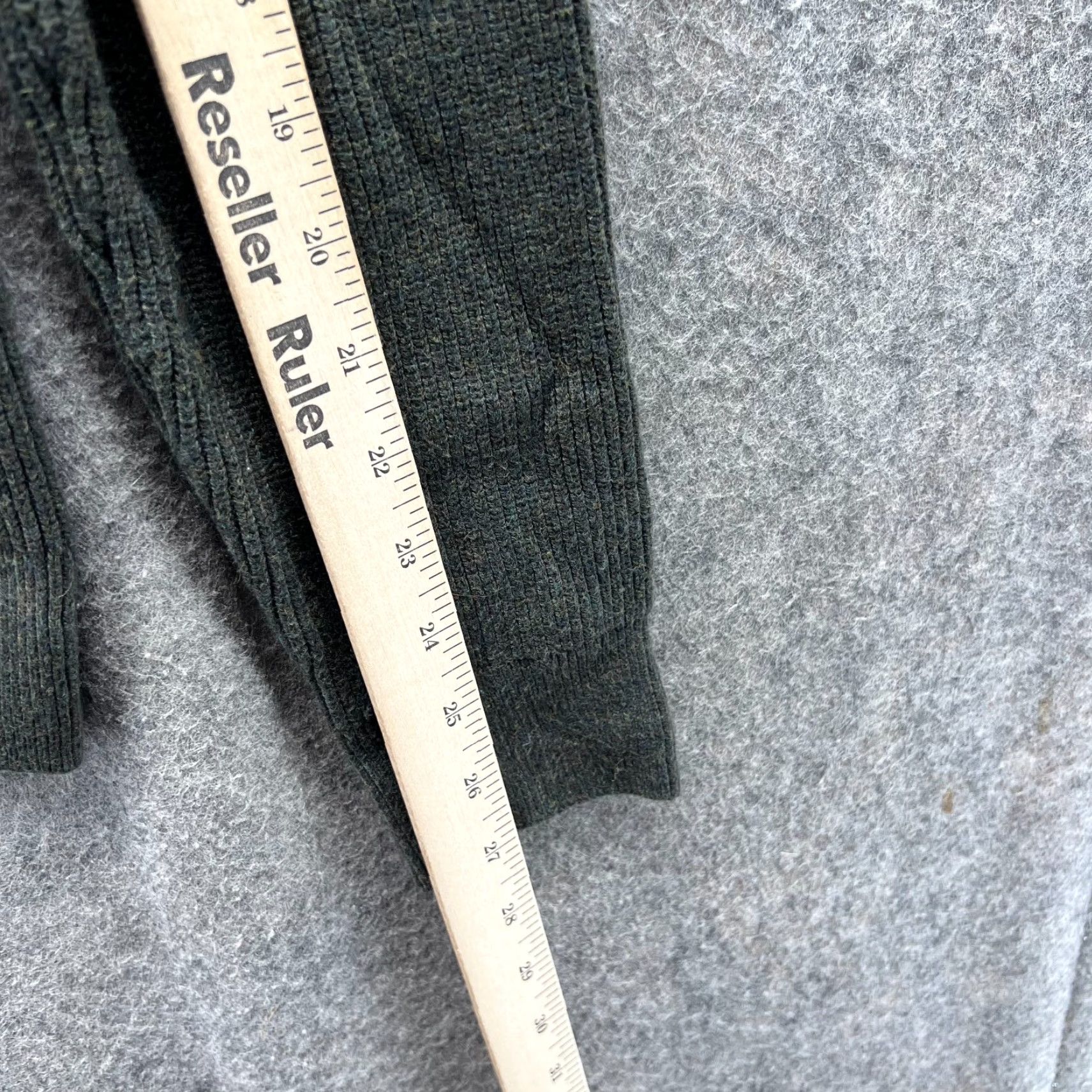 Banana Republic VINTAGE Banana Republic Sweater Mens Medium Olive Green 1/4 Zip Pullover Fleece Size US M / EU 48-50 / 2 - 5 Thumbnail