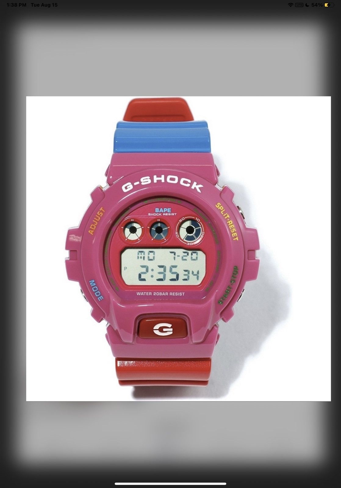 Bape Bape x Kid Cudi G-Shock | Grailed