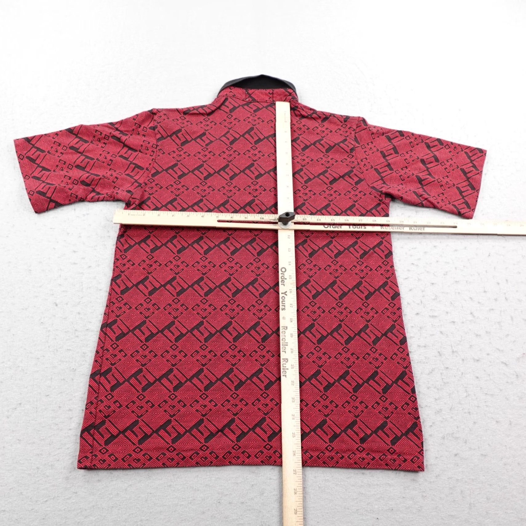 Titleist VINTAGE Titleist Polo Shirt Mens M Red Spyglass Hill Geometric Golf USA 90s Outdoor Size US M / EU 48-50 / 2 - 4 Thumbnail