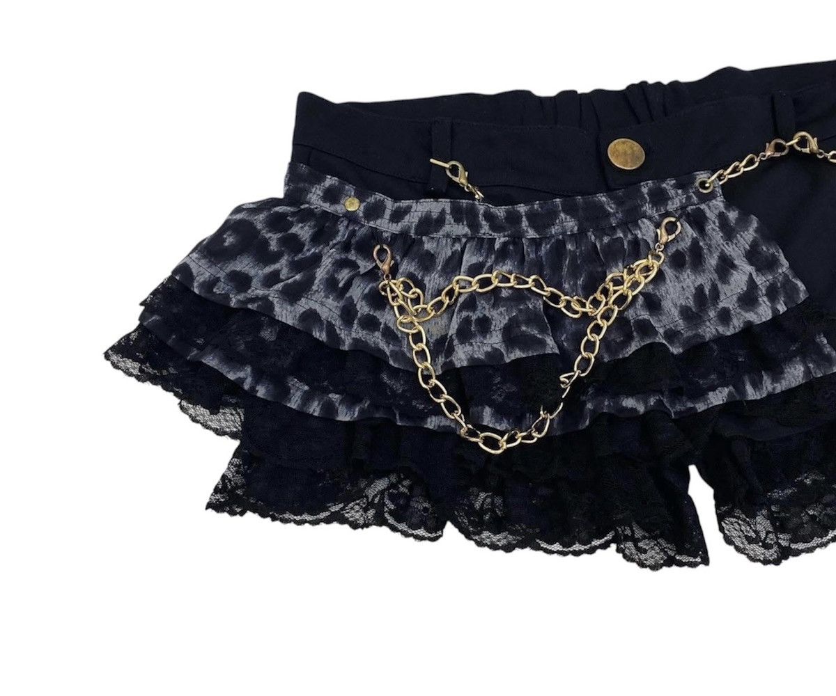 Japanese Brand Dialle Laisen Gyaru leopard micro skorts ☠️💗 Size 26" / US 2 / IT 38 - 7 Thumbnail