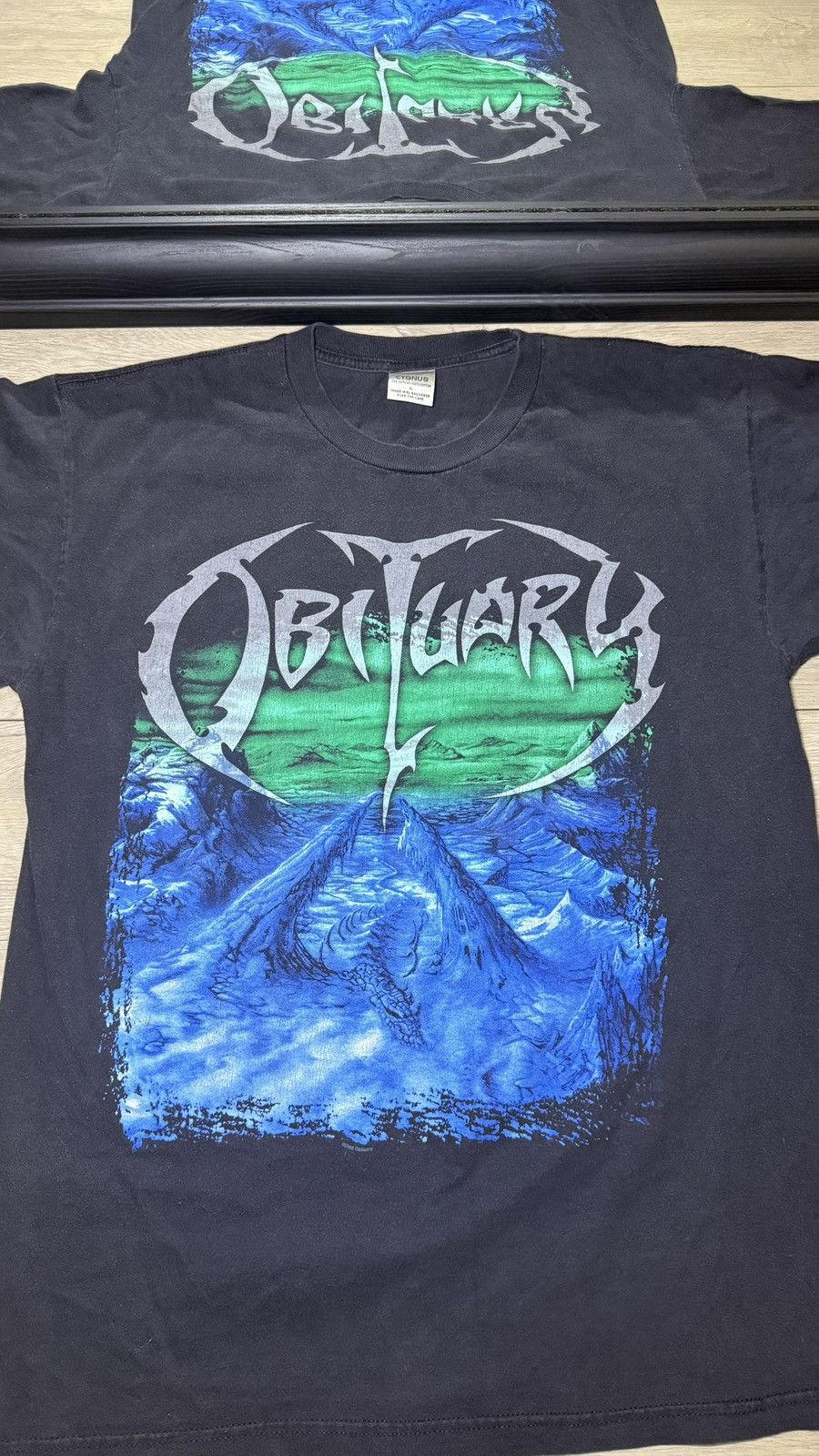 Giant Vintage 2000s Orbituary Frozen In Time Album Promo Shirt Size US L / EU 52-54 / 3 - 3 Thumbnail