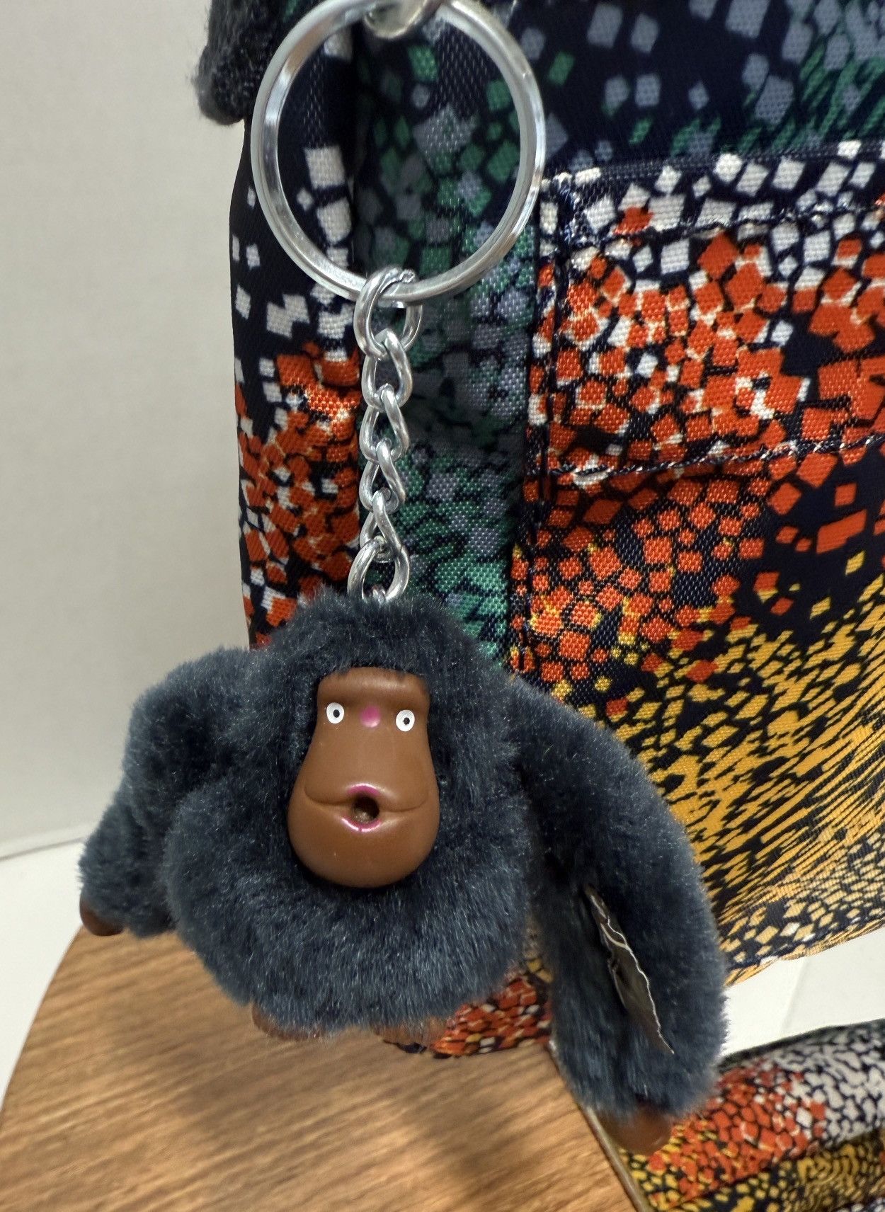 Other Kipling Crossbody Multicolor Splatter w Monkey Keychain NWOT Size ONE SIZE - 6 Thumbnail