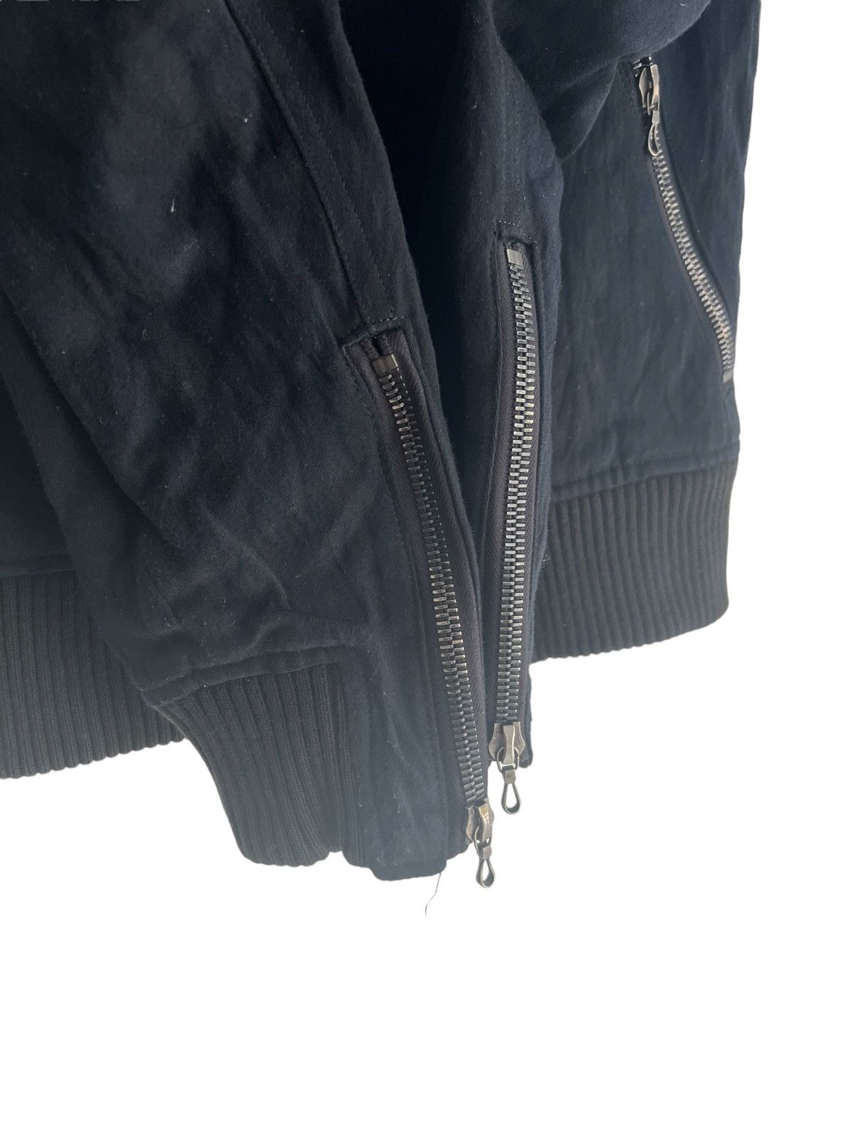Shellac Shellac 🇯🇵 Bondage Zipper Moleskin Goth Biker Jacket Size US S / EU 44-46 / 1 - 8 Thumbnail