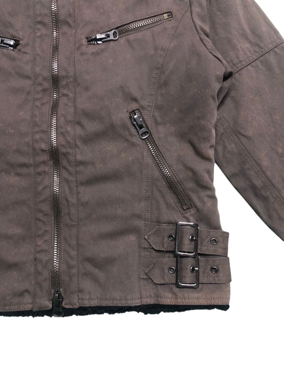 Lad Musician ARCHIVE🔥Lad Bikers Jacket Acrylic Sherpa Lined Jacket Fedad Size US S / EU 44-46 / 1 - 10 Thumbnail
