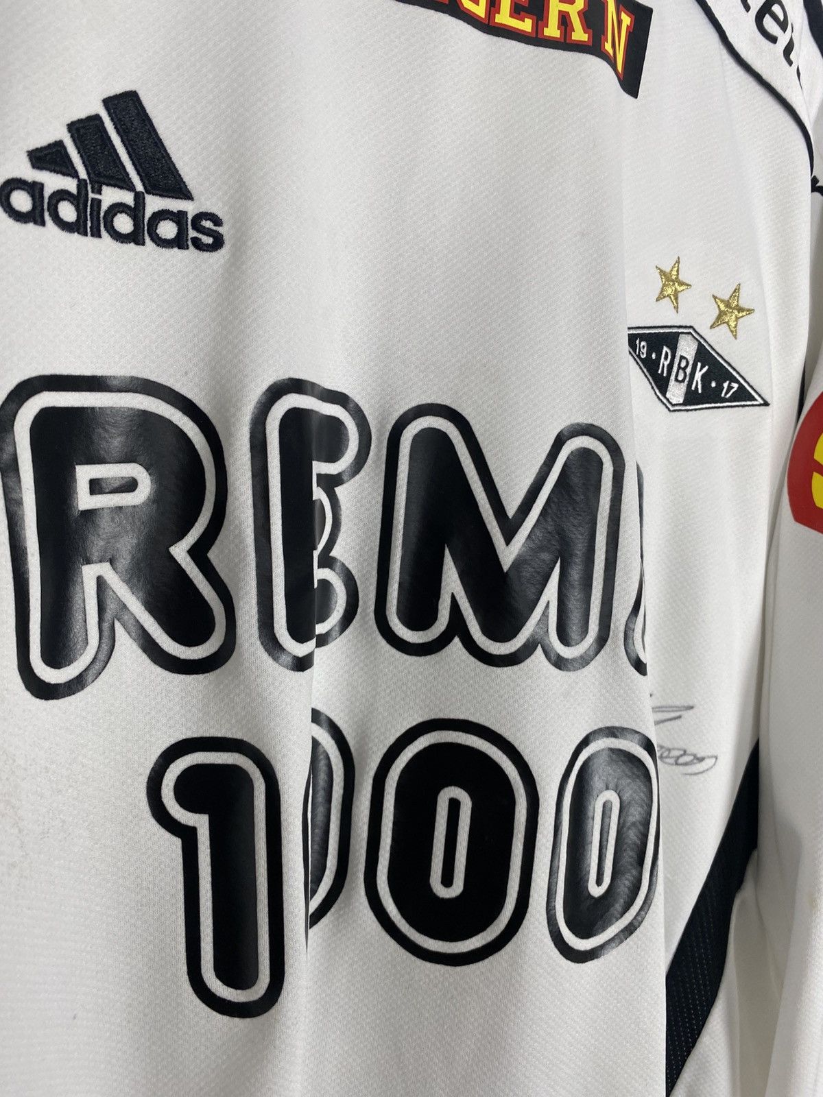 Adidas Vintage Y2K Adidas x Rosenborg 2009 2010 09/10 Home Jersey Size US L / EU 52-54 / 3 - 16 Thumbnail