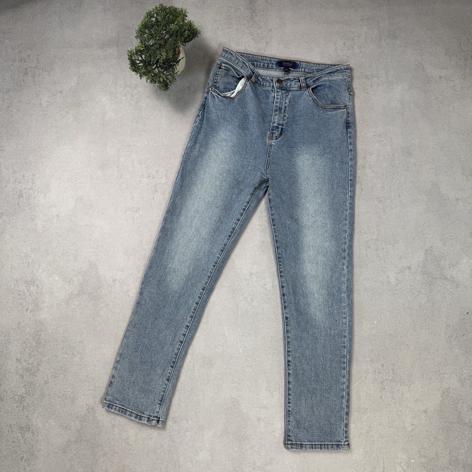 Cavalli Class Cavalli Class Women Jeans Blue Denim Size 31 Roberto Cavalli Size 31" - 1 Thumbnail