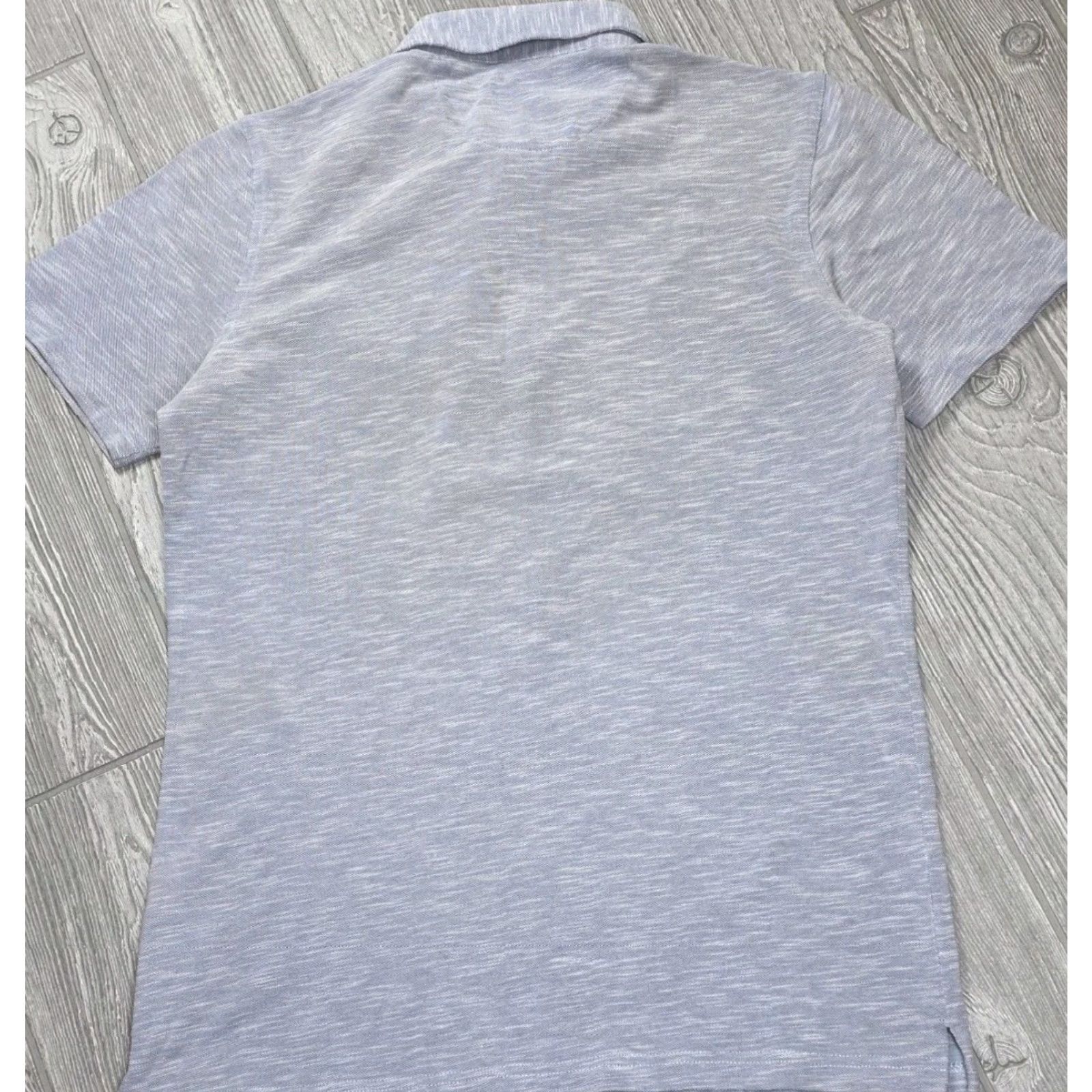 Vintage Ledbury Polo Shirt Men's Light Blue Heathered Short Sleeve Pique Size S Size US S / EU 44-46 / 1 - 6 Thumbnail