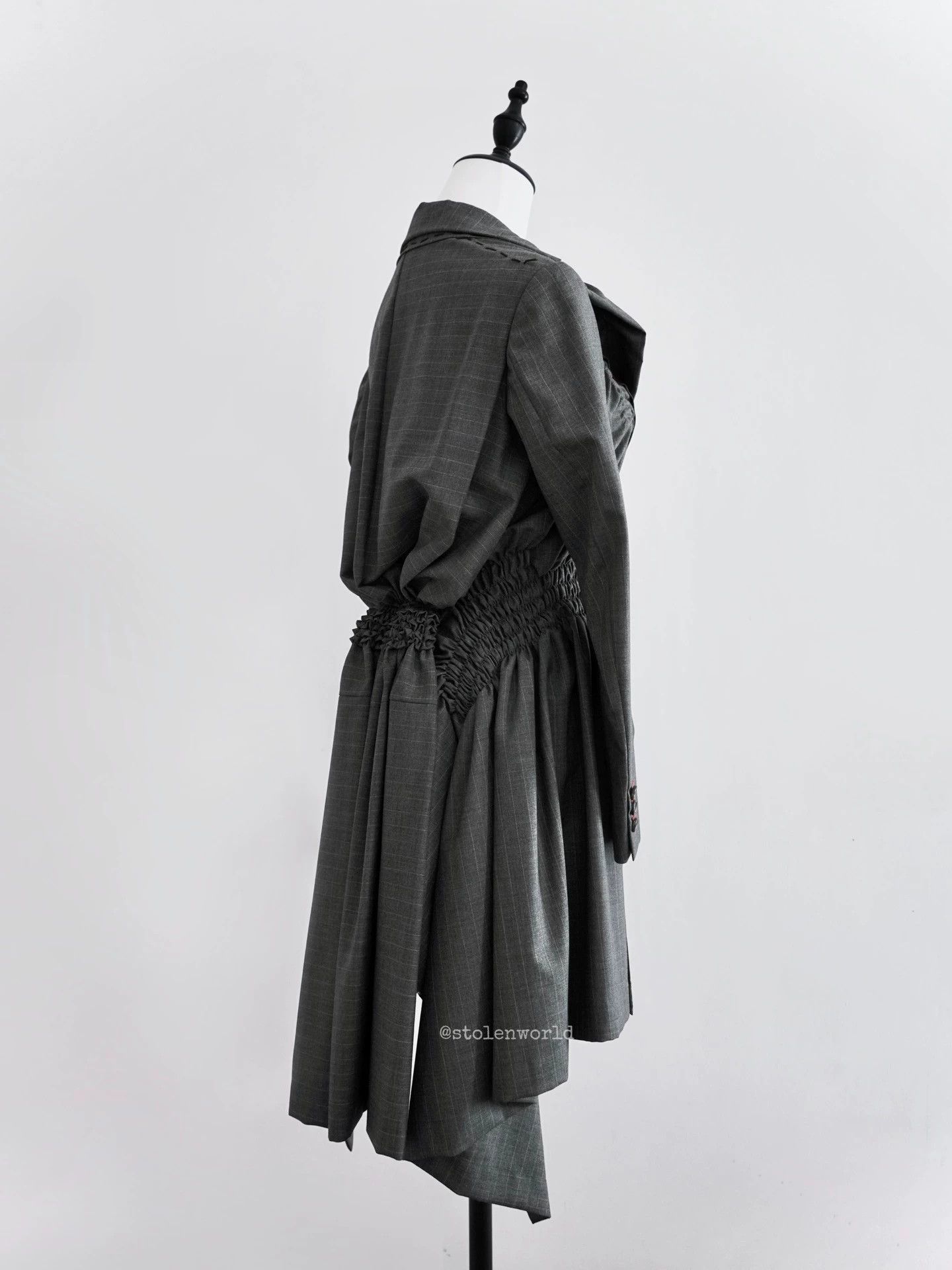 Comme des Garcons Comme des Garçons Pleated Wool Swallowtail Suit w/ S Size S / US 4 / IT 40 - 8 Thumbnail