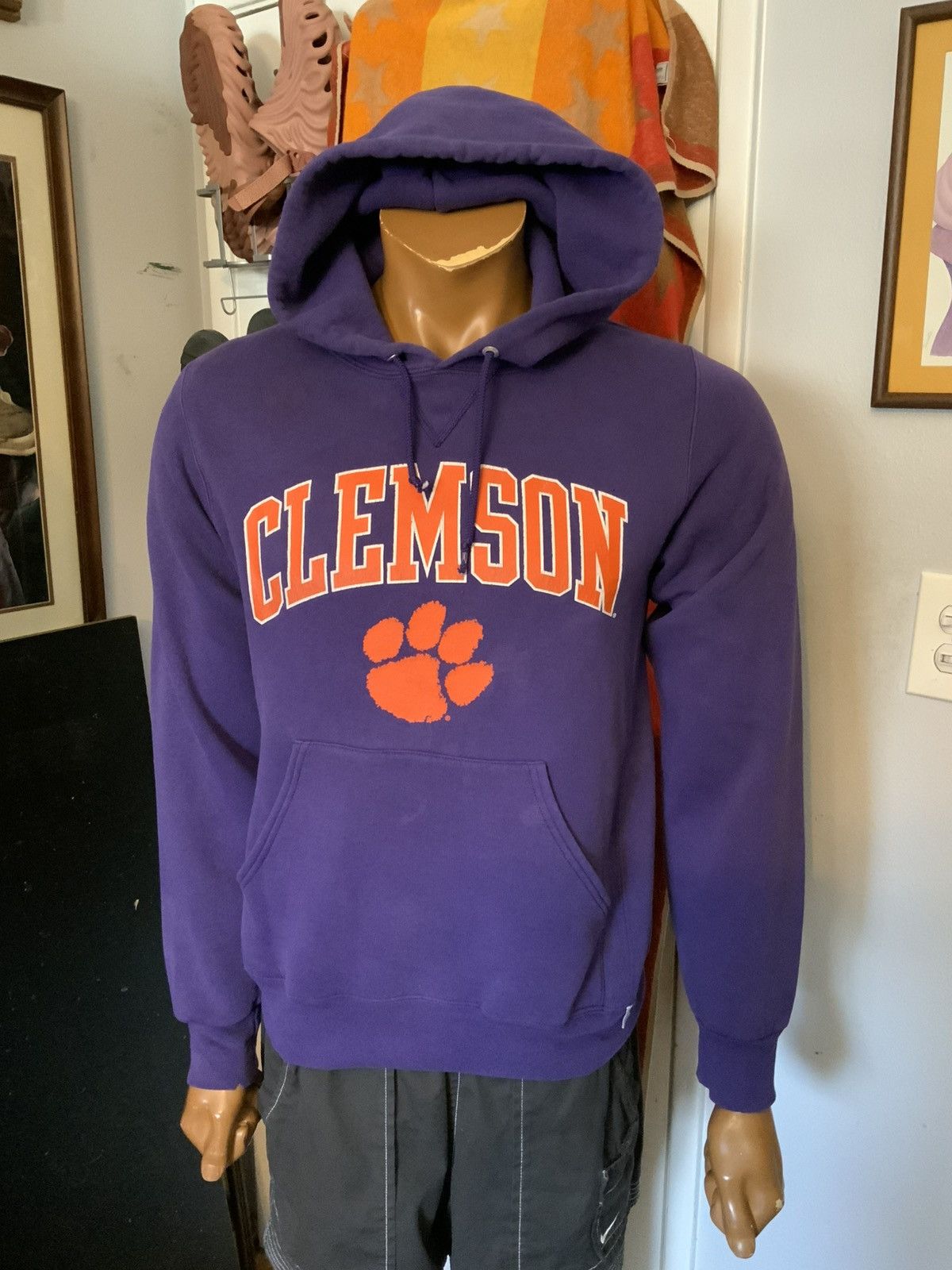 Russell Athletic × Vintage Russell Athletic Clemson University Tigers Pullover Hoodie Size US S / EU 44-46 / 1 - 13 Thumbnail